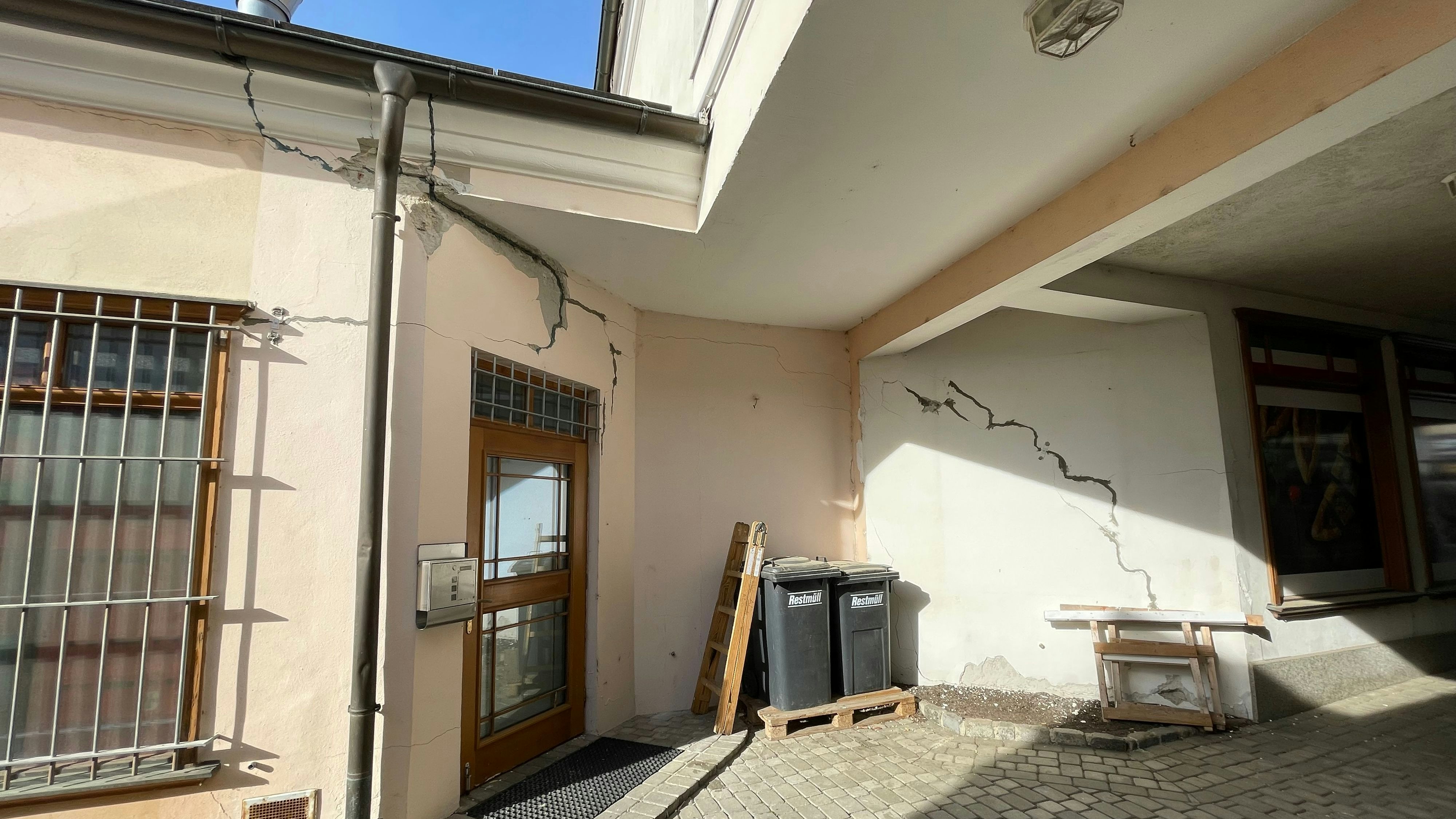 Das Gebäude in der Sparkassegasse wurde schwer beschädigt.