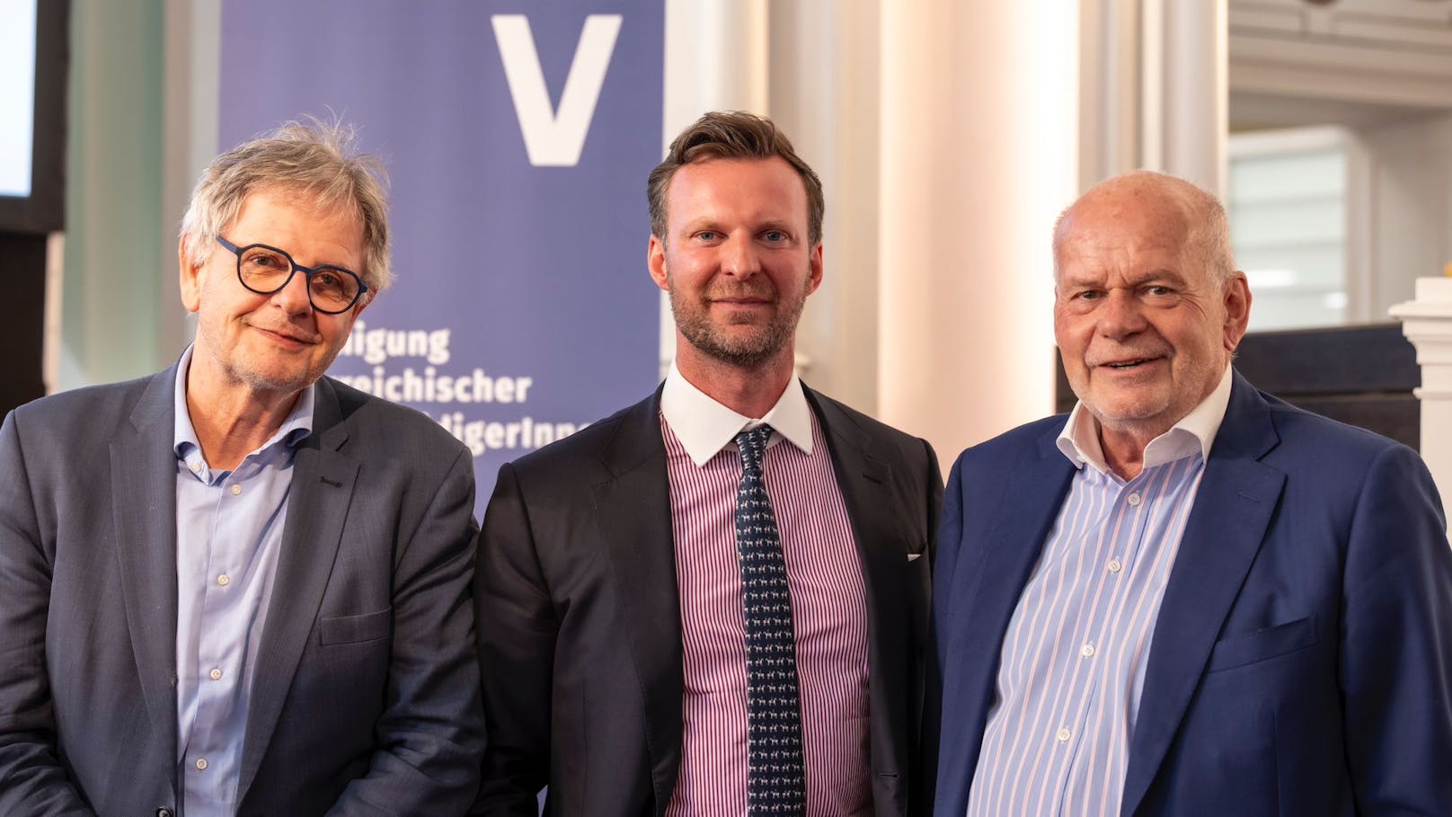 Richard Soyer, Philipp Wolm und Manfred Ainedter (v.l.n.r.)