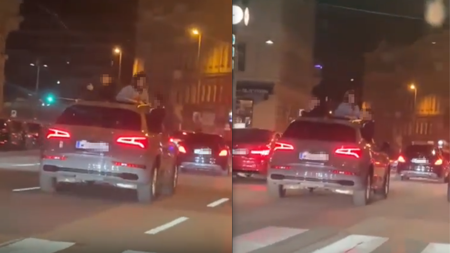 Kurz nach Mitternacht wurde ein Wiener auf ein Fahrzeug aufmerksam, deren Insassen sich mehr als fahrlässig verhielten. Er kann so etwas nicht verstehen.