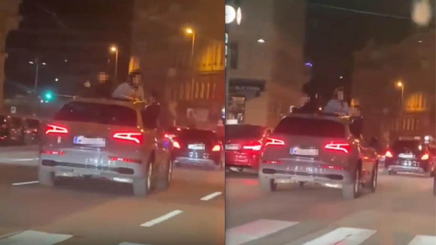 Kurz nach Mitternacht wurde ein Wiener auf ein Fahrzeug aufmerksam, deren Insassen sich mehr als fahrlässig verhielten. Er kann so etwas nicht verstehen.