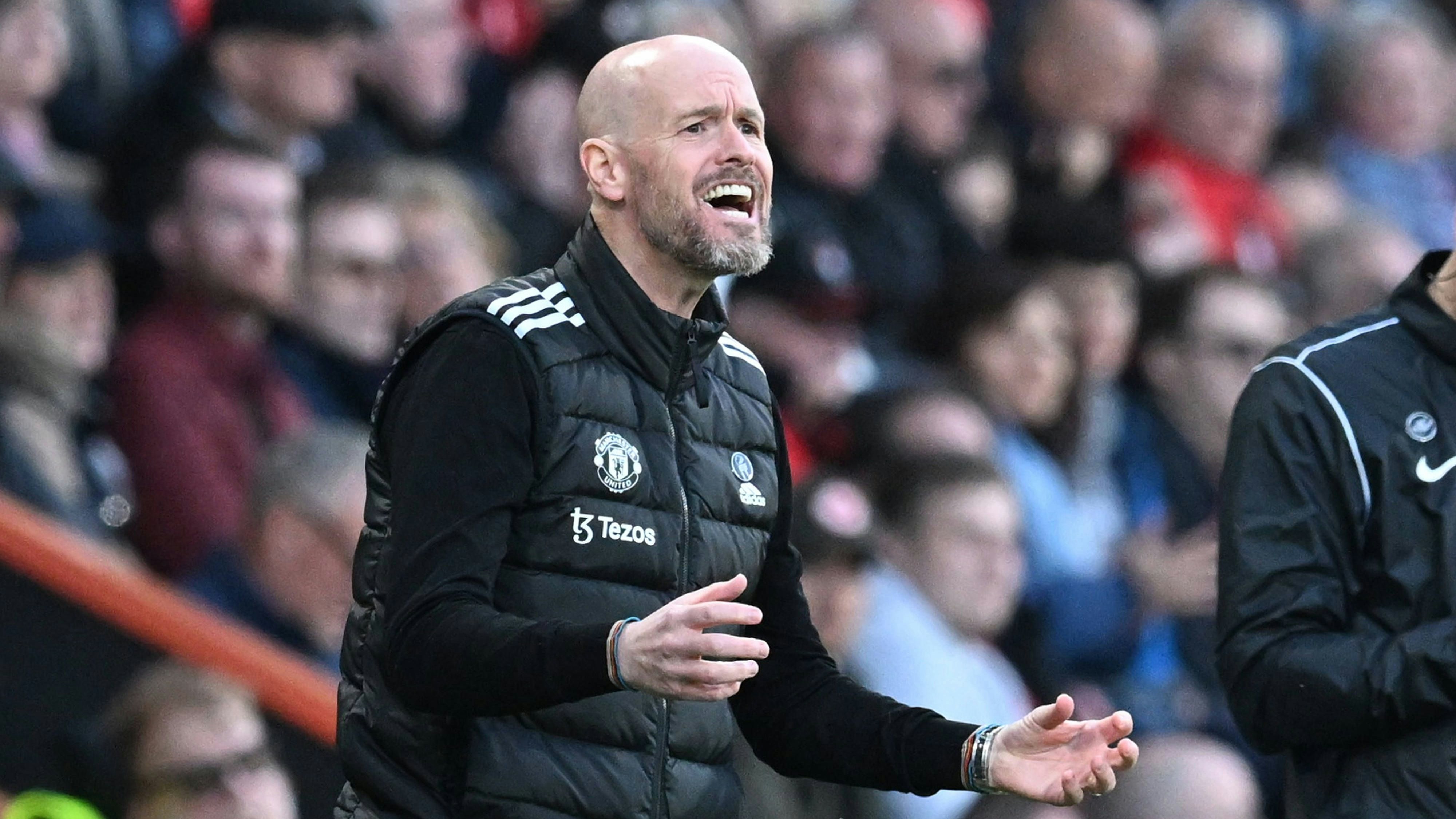 Erik ten Hag steht bei United in der Kritik.