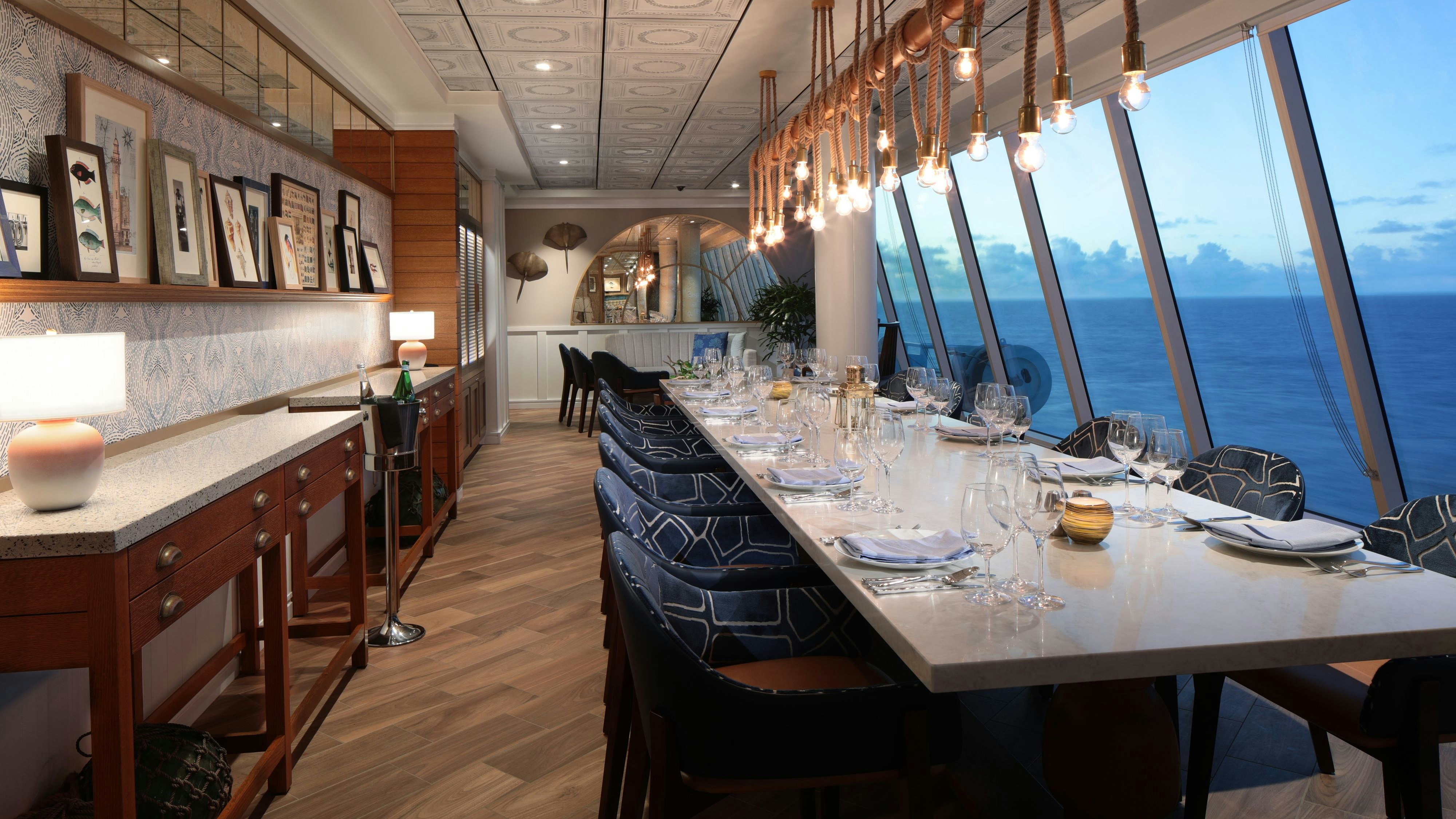 High-Class Seafood auf Deck 15