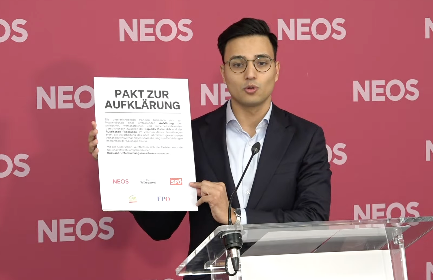 Neos-Abgeordneter Yannick Shetty will einen 