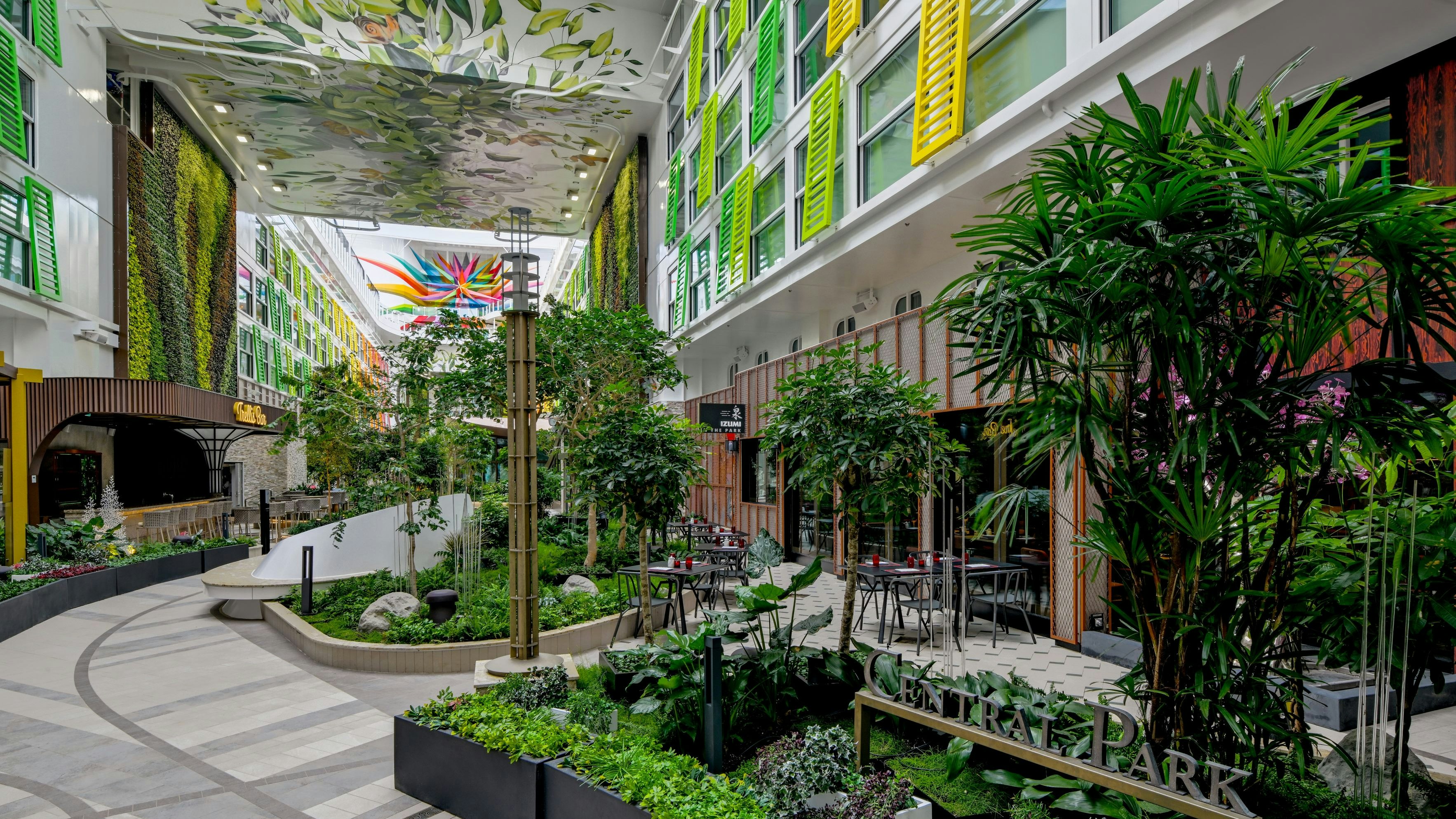 "Central Park" liegt auf Deck 8 Mittschiffs der "Icon"