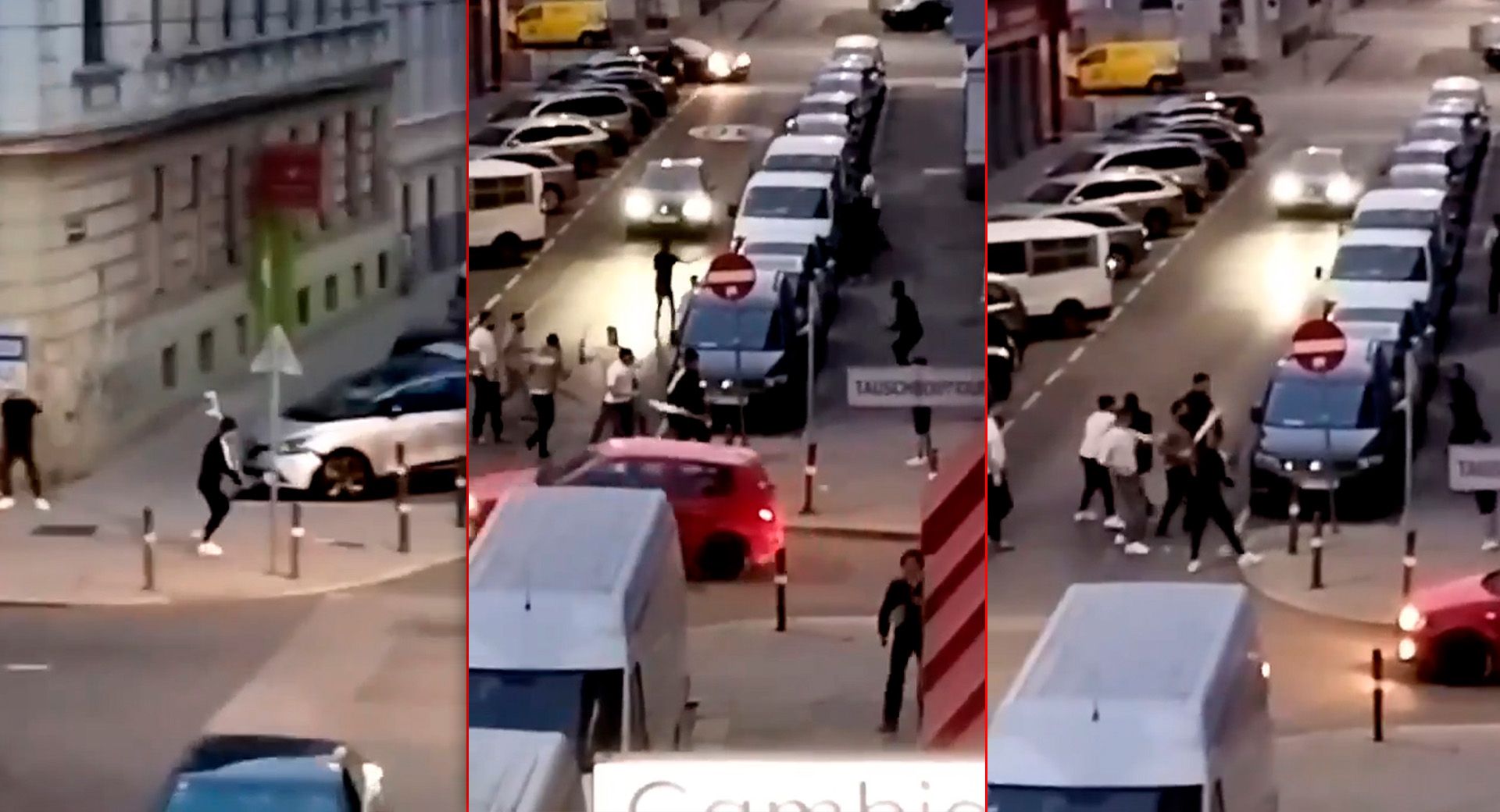 Sonntagabend in Wien-Favoriten: Männer jagen Wiener durch die Straßen