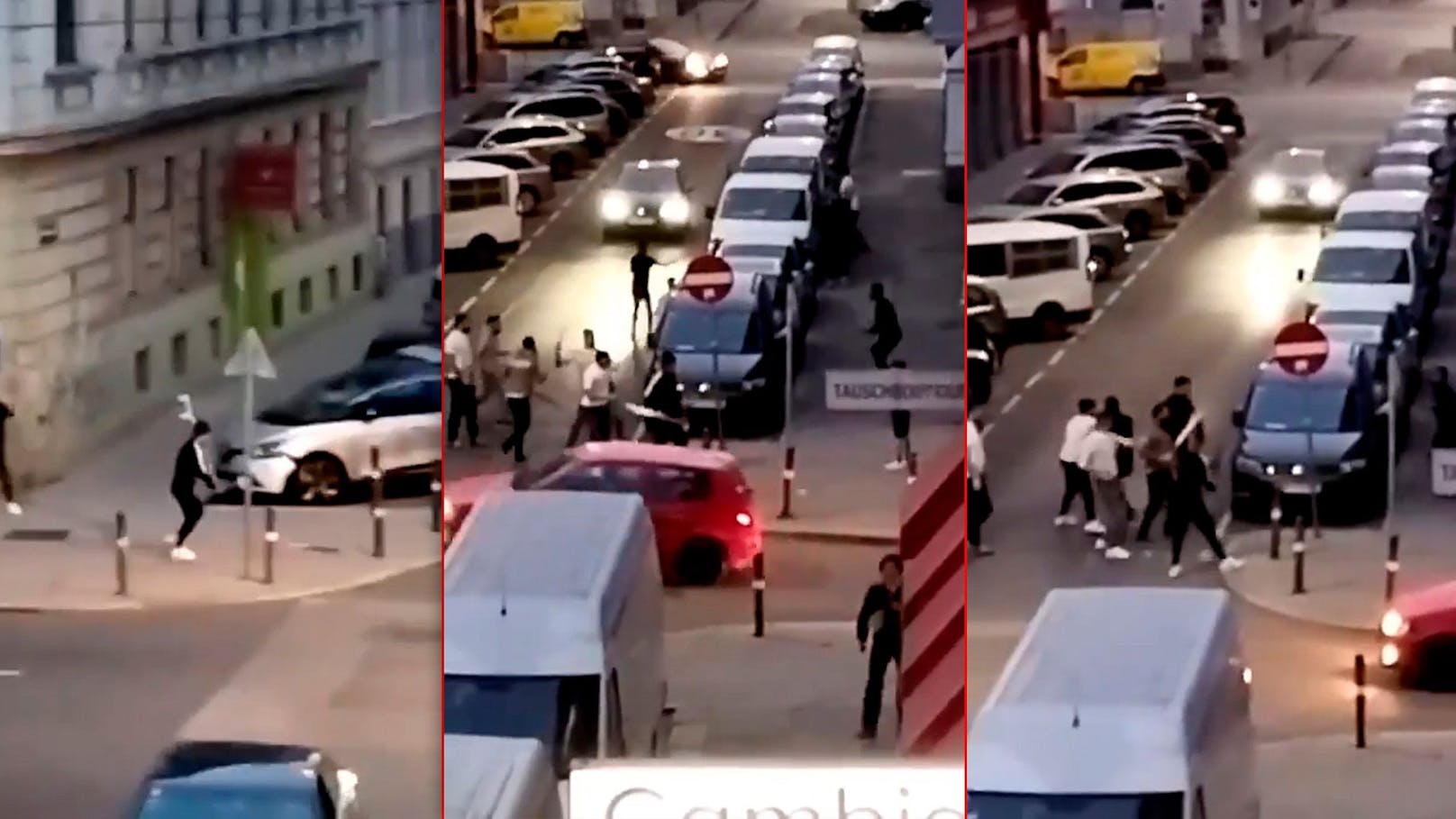 Männer-Gruppe attackiert Wiener mit Krücken und Stöcken