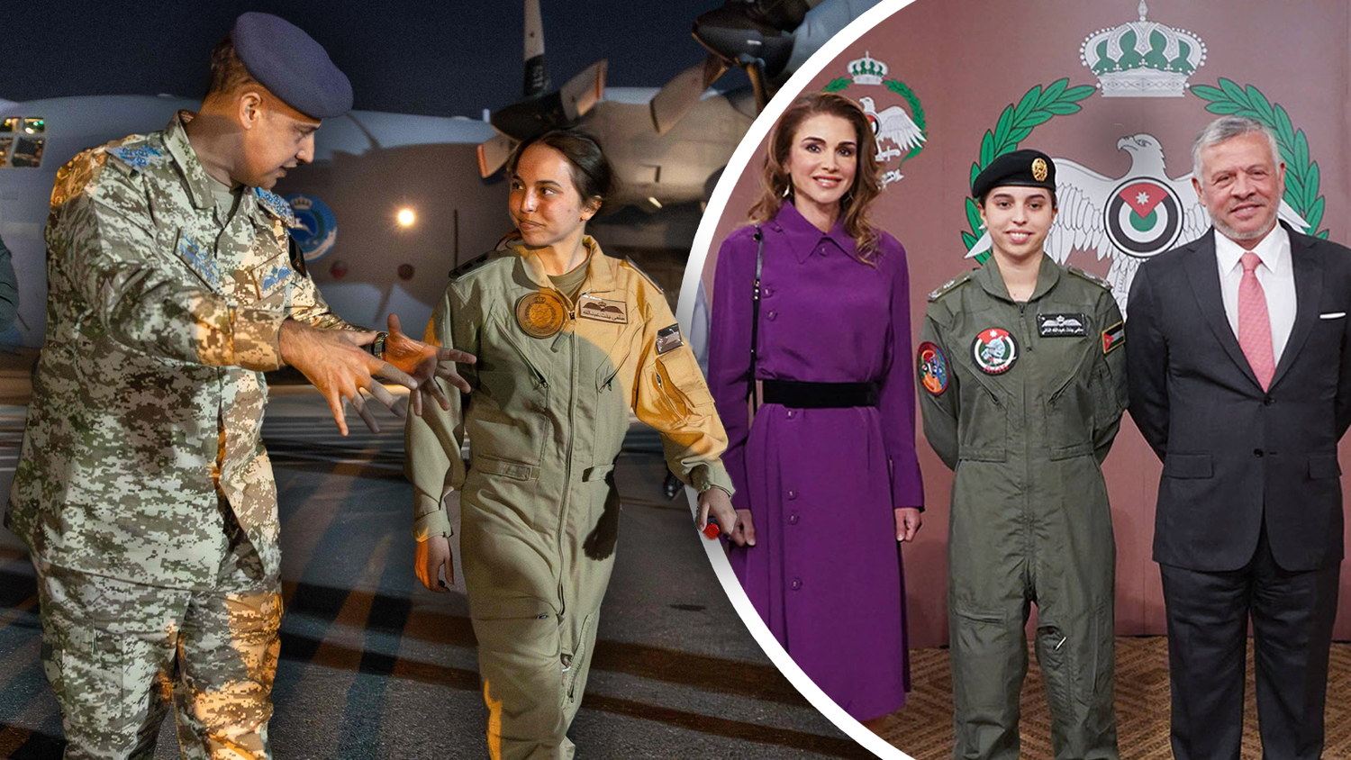 Jordaniens Prinzessin Salma ist ausgebildete Kampfpilotin.