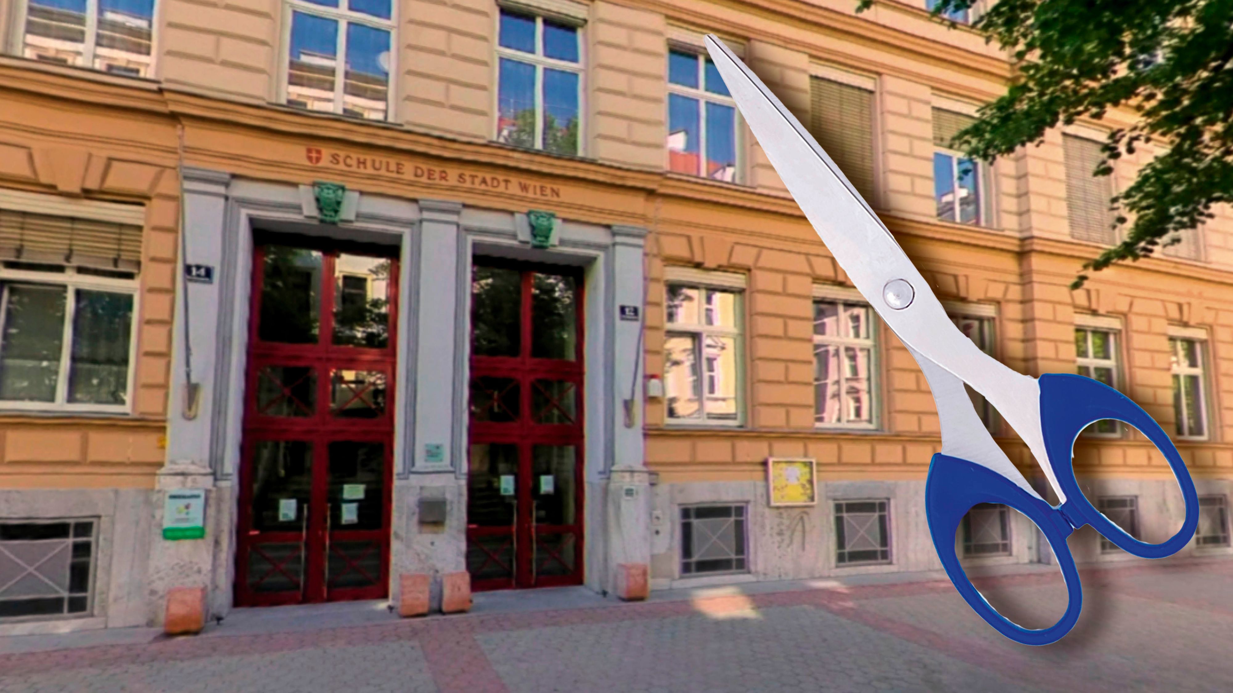 In der Mittelschule Pöchlarnstraße in Wien-Brigittenau kam es zu einem blutigen Streit unter Schülern.