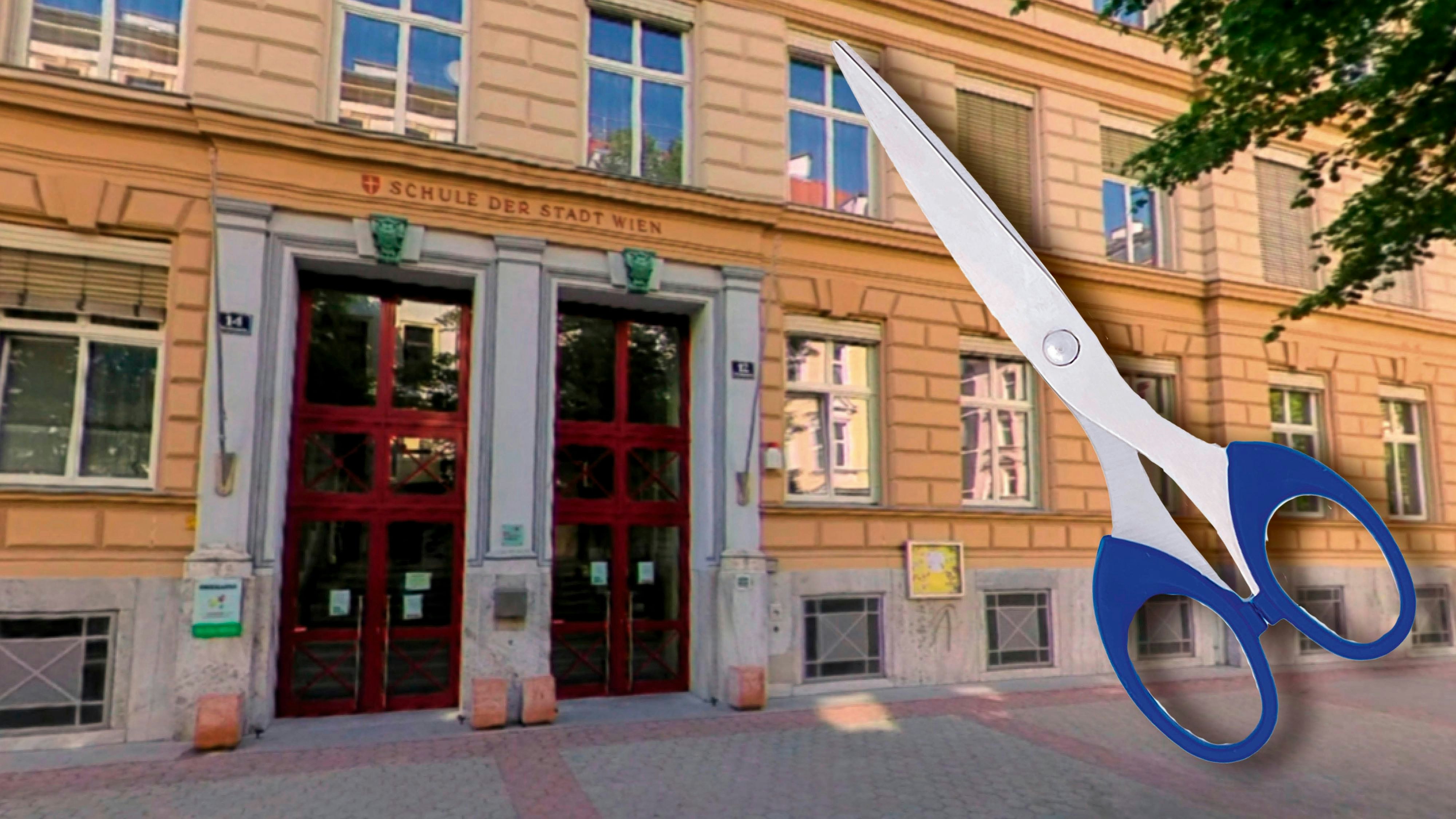 In der Mittelschule Pöchlarnstraße in Wien-Brigittenau kam es zu einem blutigen Streit unter Schülern.