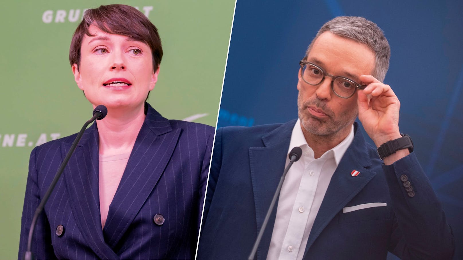 Grüne greifen Kickl an – "FPÖ verlängerter Arm Putins"