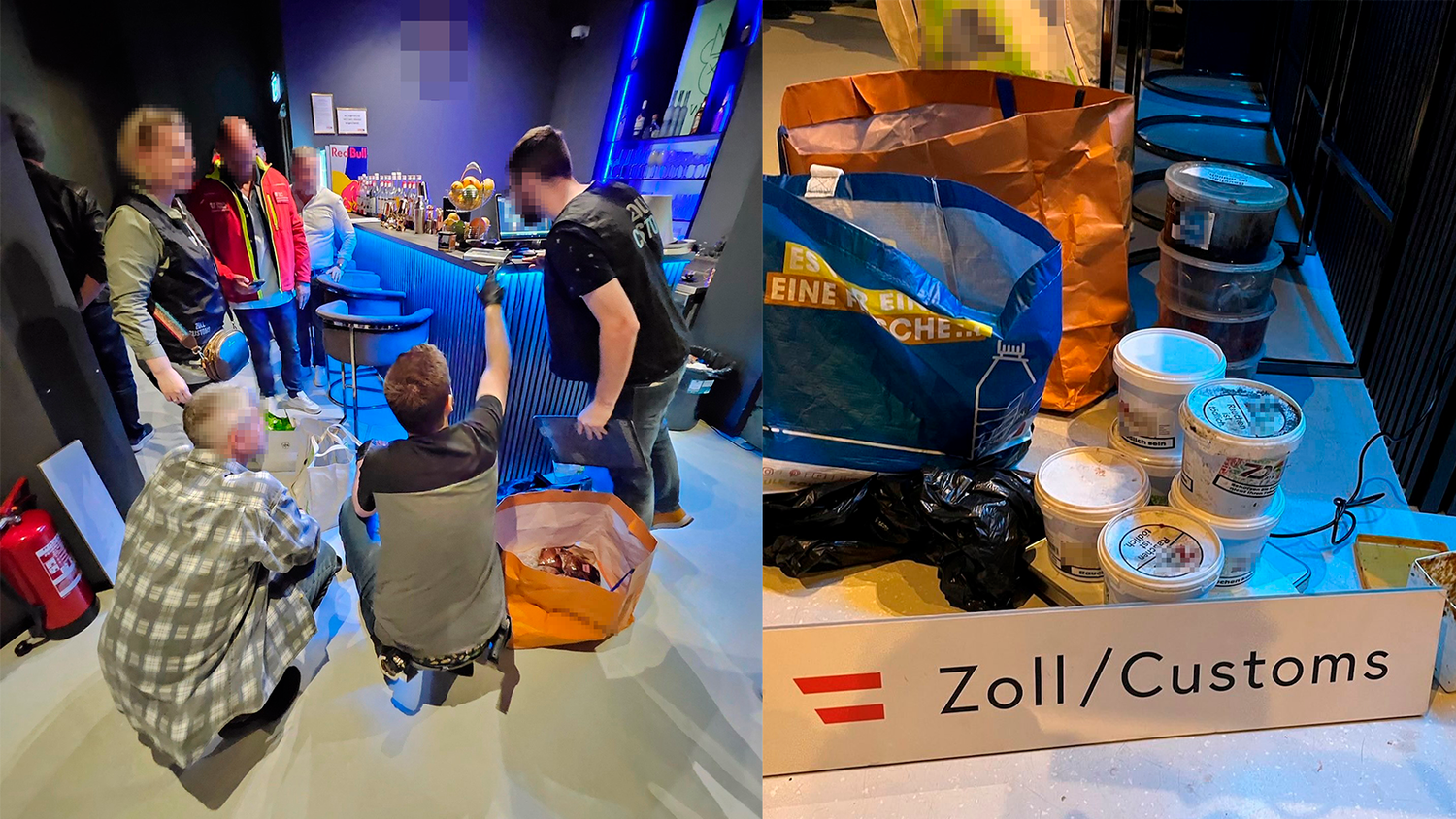 Kiloweise illegaler Tabak wurde sichergestellt.