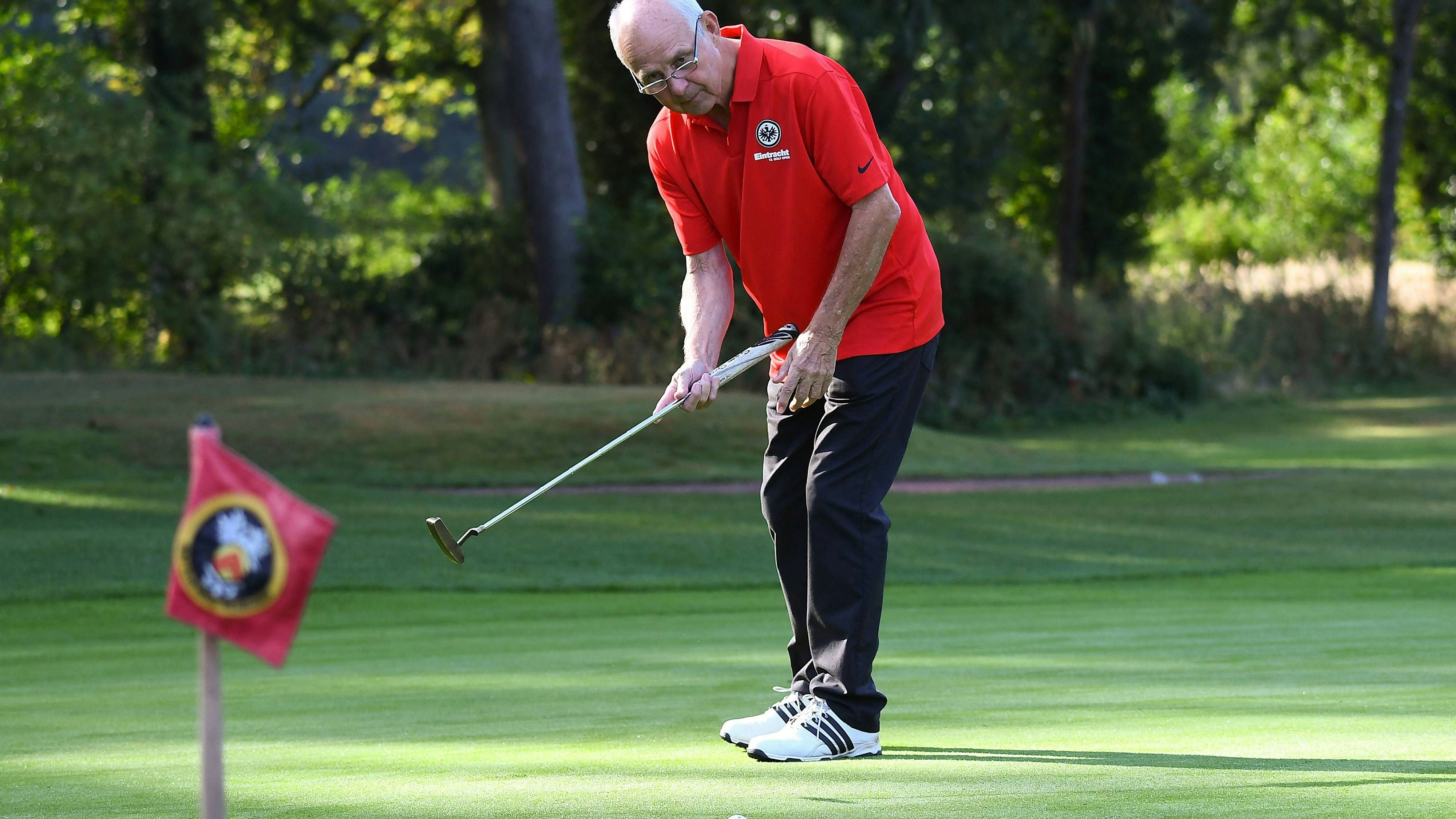 Bernd Hölzenbein 2018 bei den Eintracht Frankfurt Golf Open.