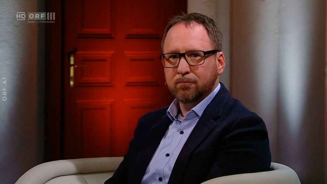 Klimatologe Alexander Orlik von der GeoSphere Austria in "Zur Sache" am 12. April 2024.