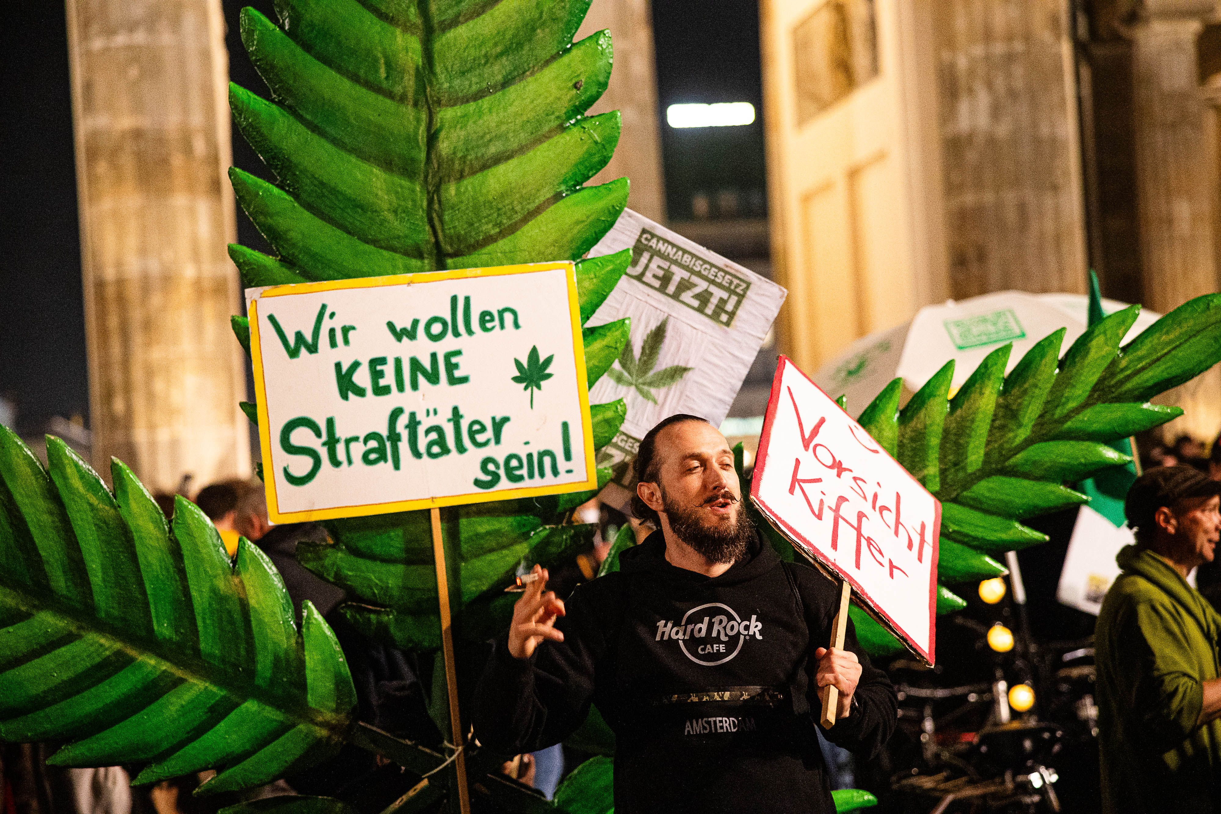 Auch in Berlin wurde vor kurzem für Cannabis demonstriert.