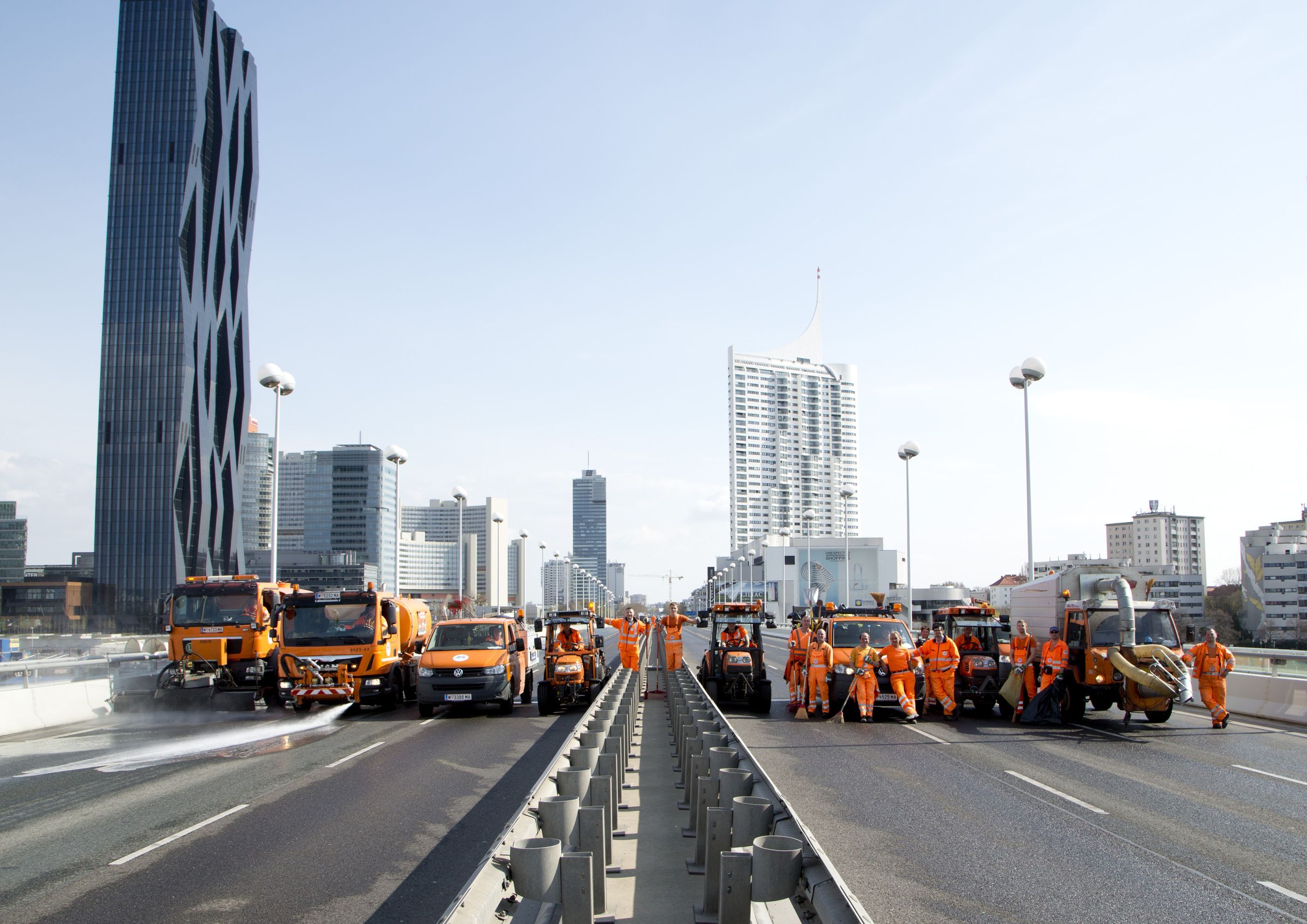 Die 48er treten kommenden Sonntag beim Vienna City Marathon wieder in Topform an und sorgen im Eiltempo für saubere Straßen in der Stadt.
