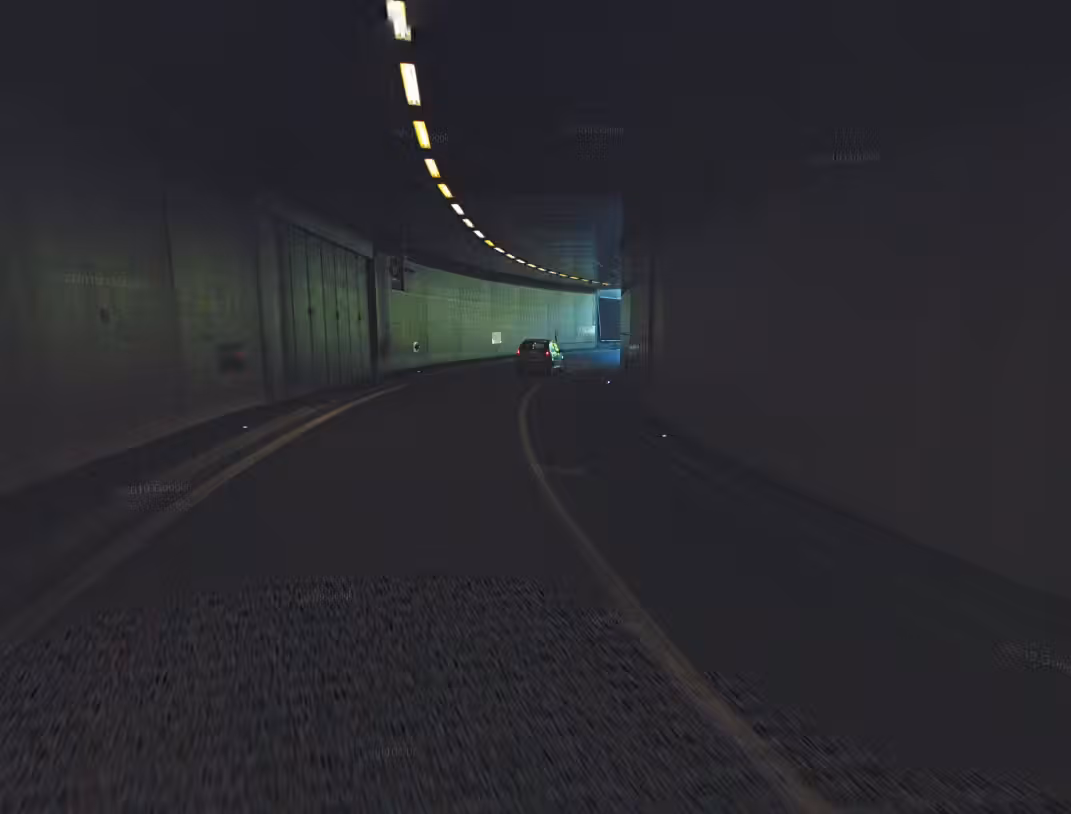 Nach diesem Tunnel führt die Stadtpolizei St. Gallen Kontrollen durch.