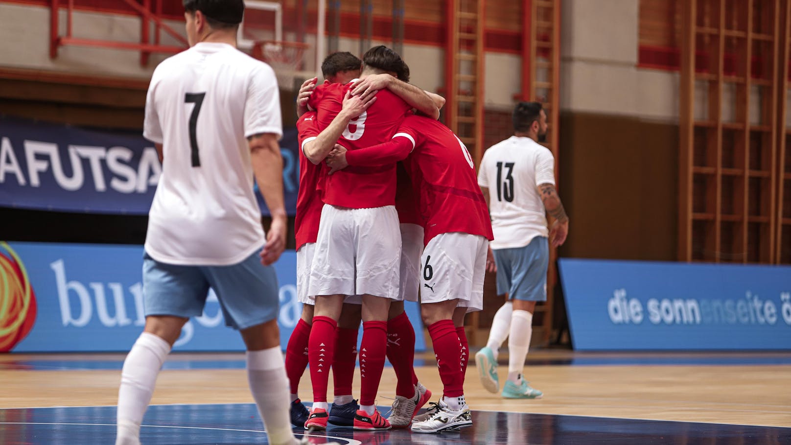Riesen-Jubel beim ÖFB-Futsal-Nationalteam!