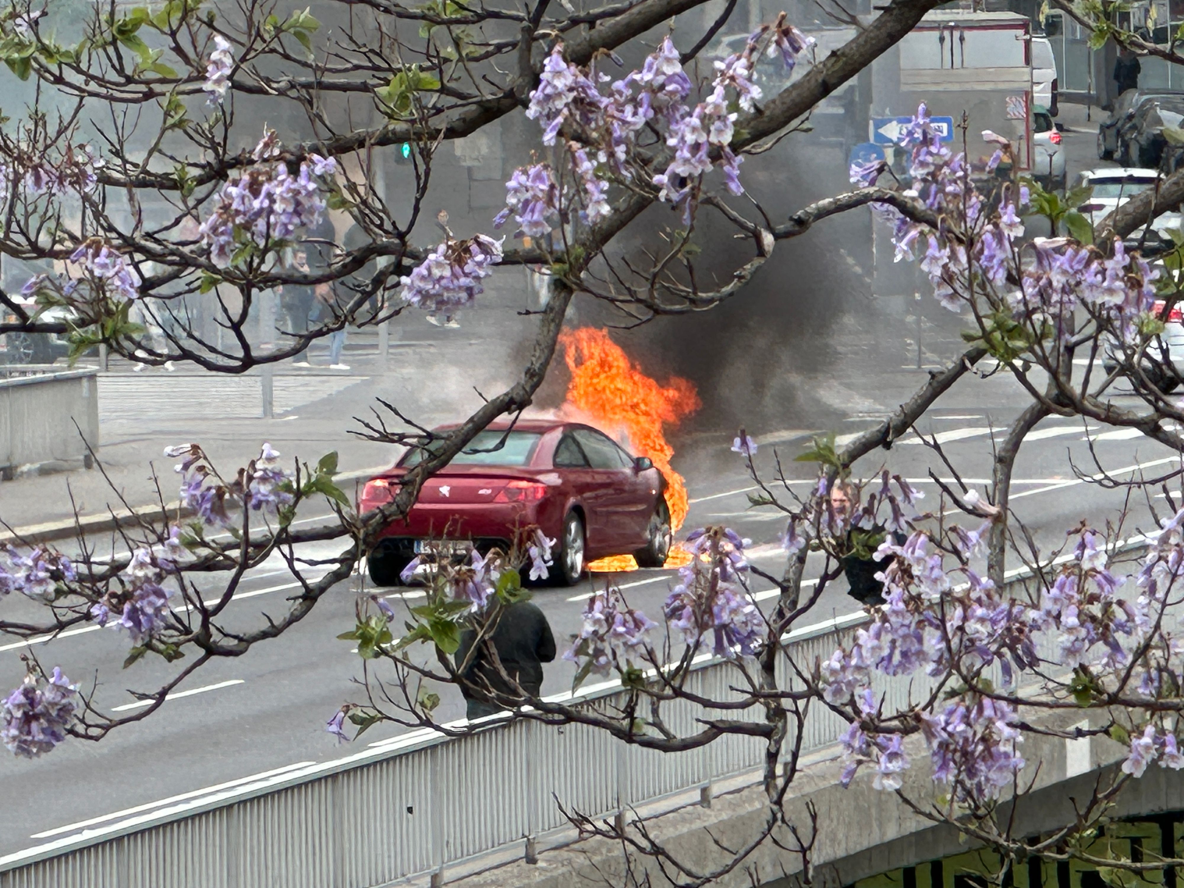 Im Einsatz mit einer Löschgruppe, aktuell
