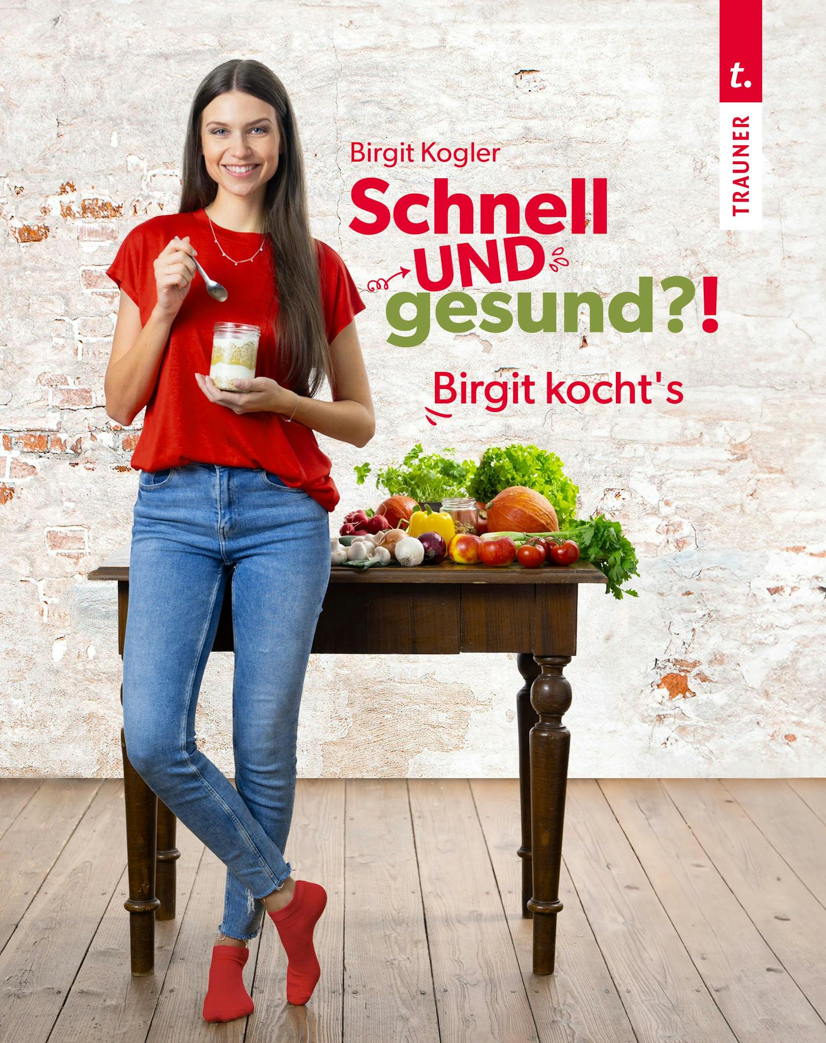 Die bekannte Diätologin Birgit Kogler stellt in dem neuen Buch “Schnell und gesund?! Birgit kocht’s” – erschienen im Trauner Verlag - Rezepte vor, die schnell funktionieren UND gesund sind.