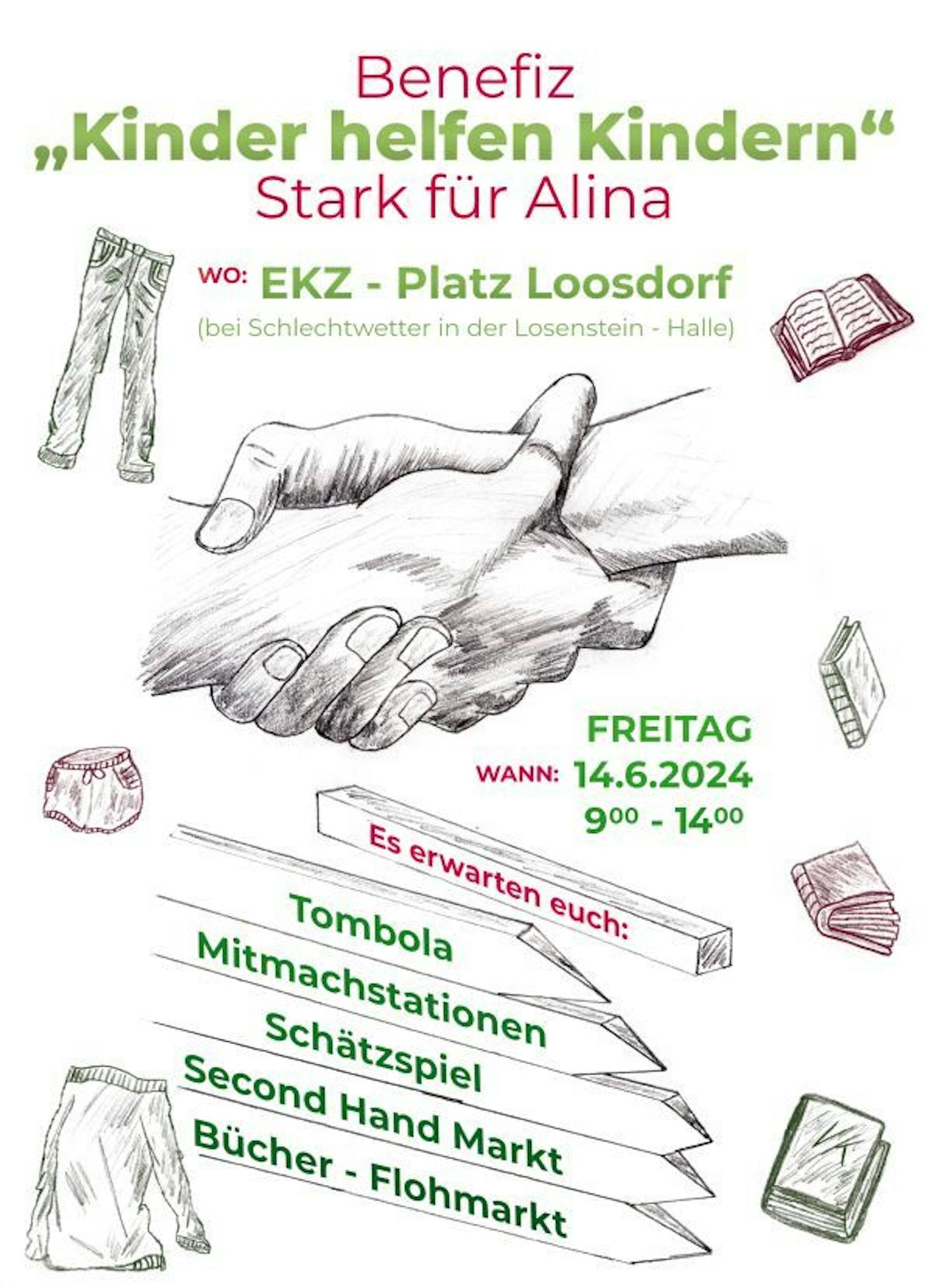 Stark für Alina - das Benefizevent findet am 14. Juni in Loosdorf statt.