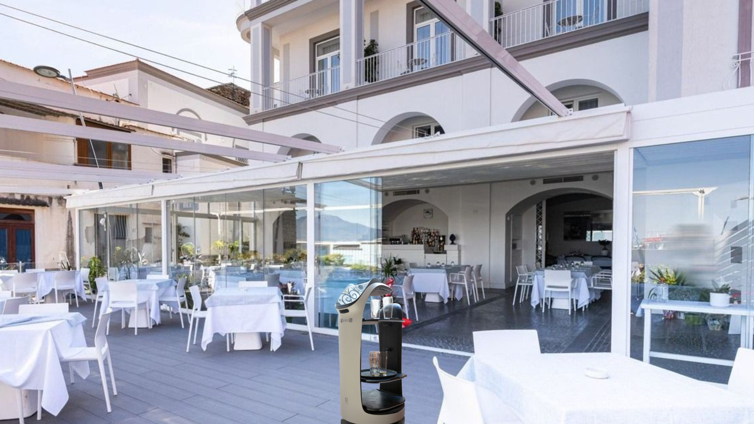 Im Restaurant Perlato bringt der Roboter nun die Pasta. (Roboter Symbolfoto)