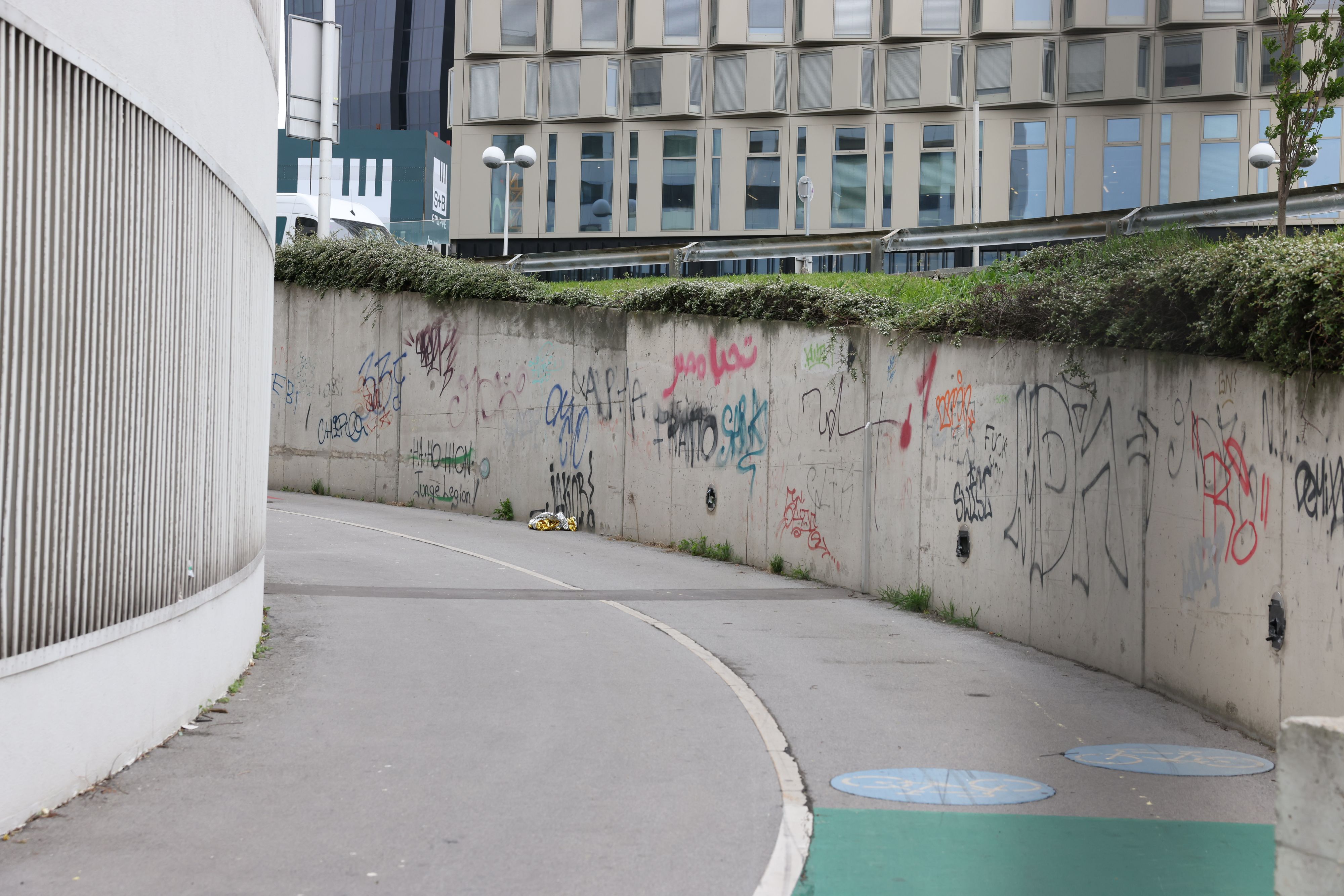 Hier stürzte der Mann in die Tiefe und verletzte sich tödlich.