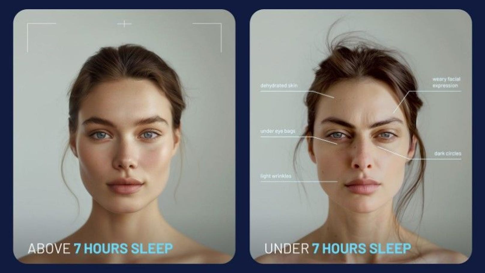 Studie zeigt, wie Schlafentzug das Gesicht altern lässt