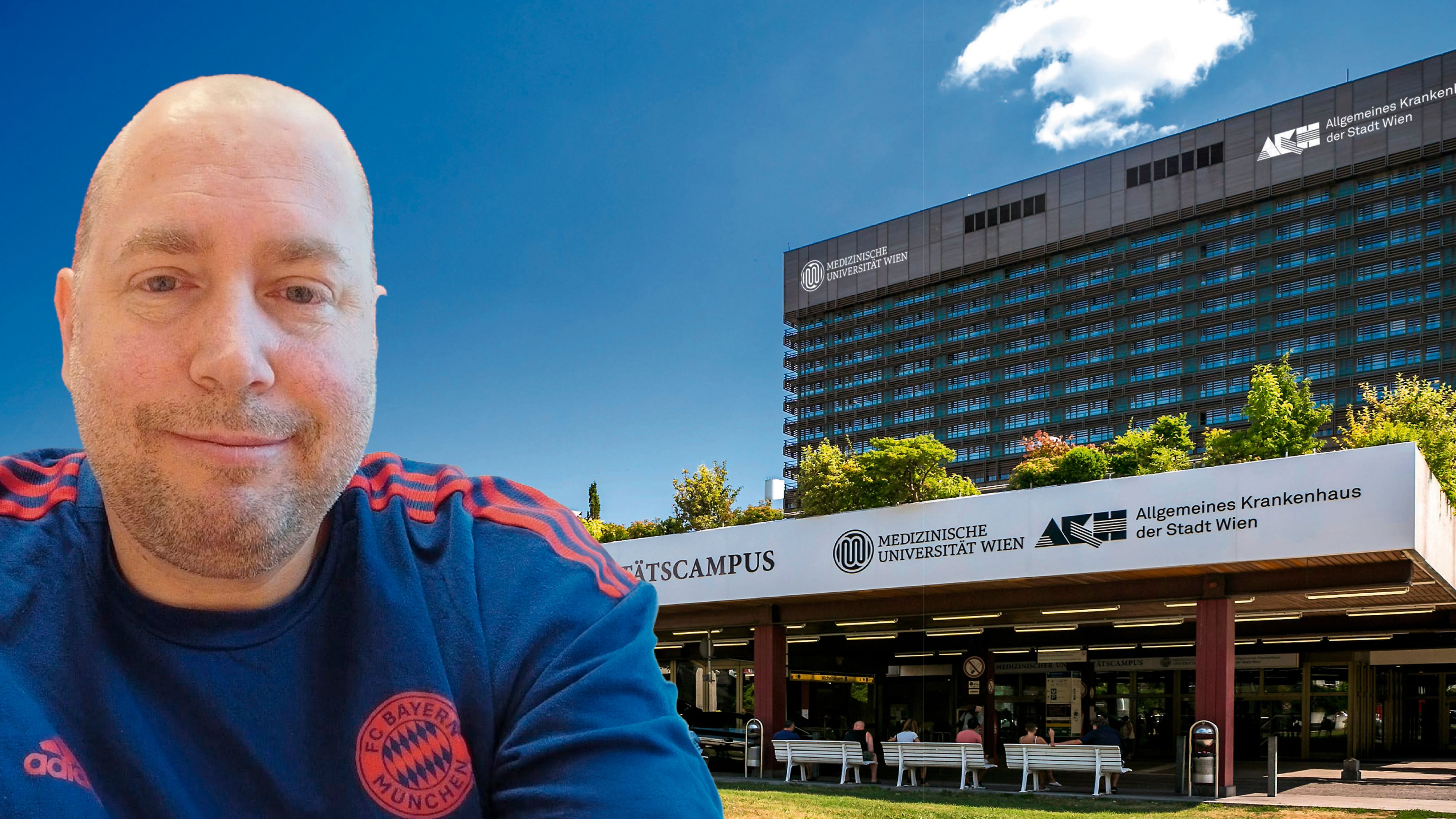 Werner wird bis heute im AKH Wien wegen seiner Krebserkrankung behandelt