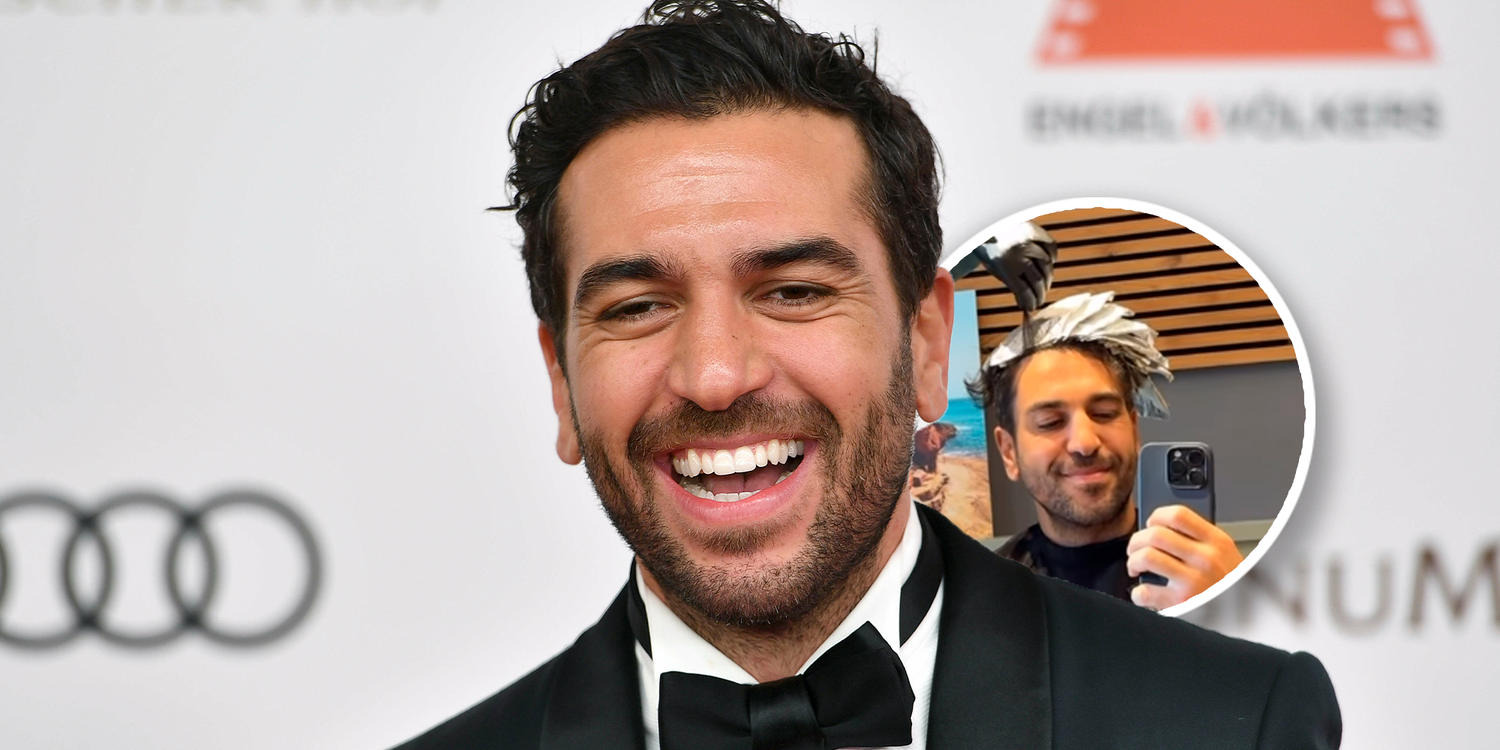 Elyas M'Barek kennt man eigentlich nur mit seinen dunklen Haaren. 
