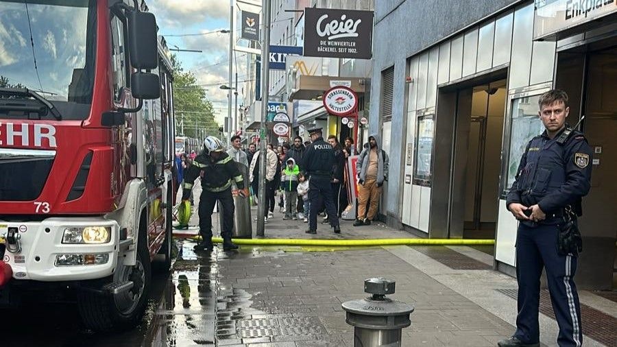Brand in der U-Bahn - U3 fährt nur noch bis