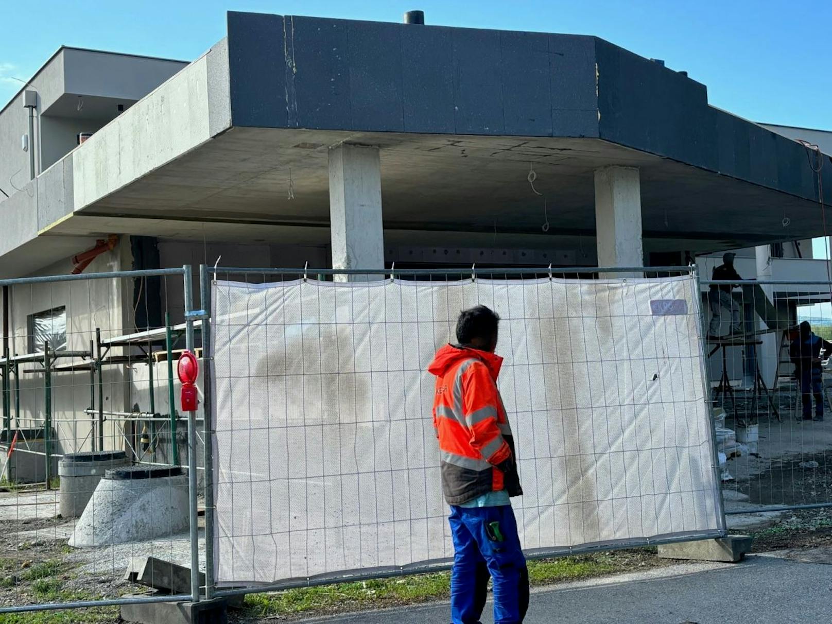 Streit unter Bauarbeitern eskalierte