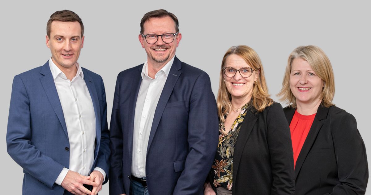 Sven Hergovich (l.) mit Team