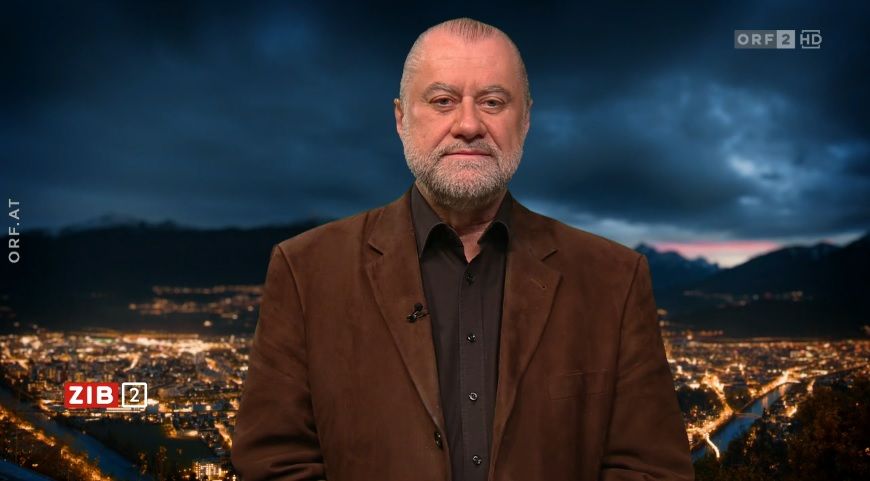 Wilhelm Eisner, Präsident der Schmerzgesellschaft, zu Gast in der ZiB2. 