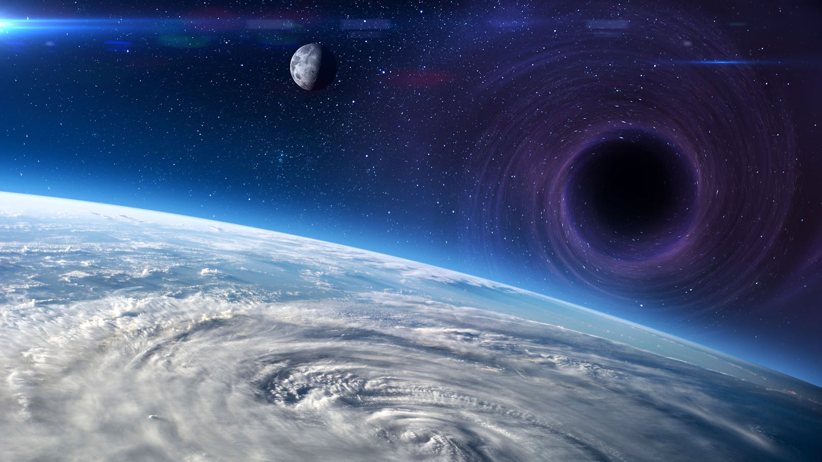 "Extrem nah": Schwarzes Loch rast auf die Erde zu