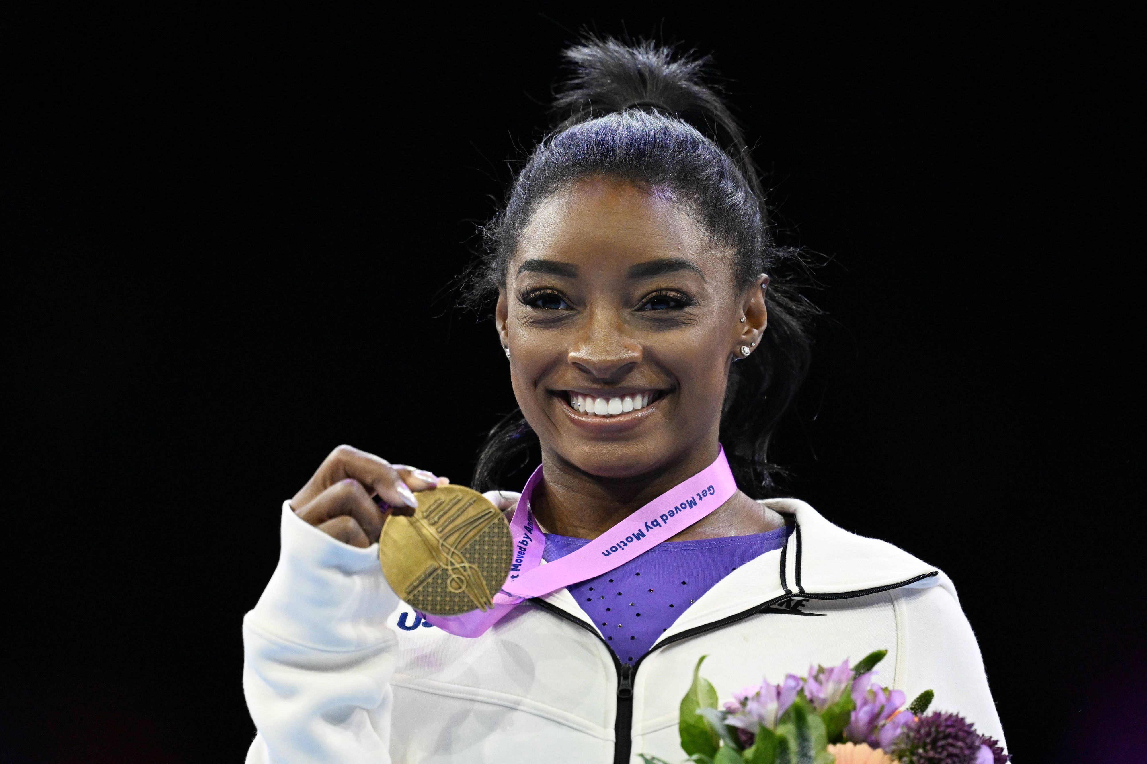 Simone Biles gewann bereits viermal Gold bei Olympischen Spielen.