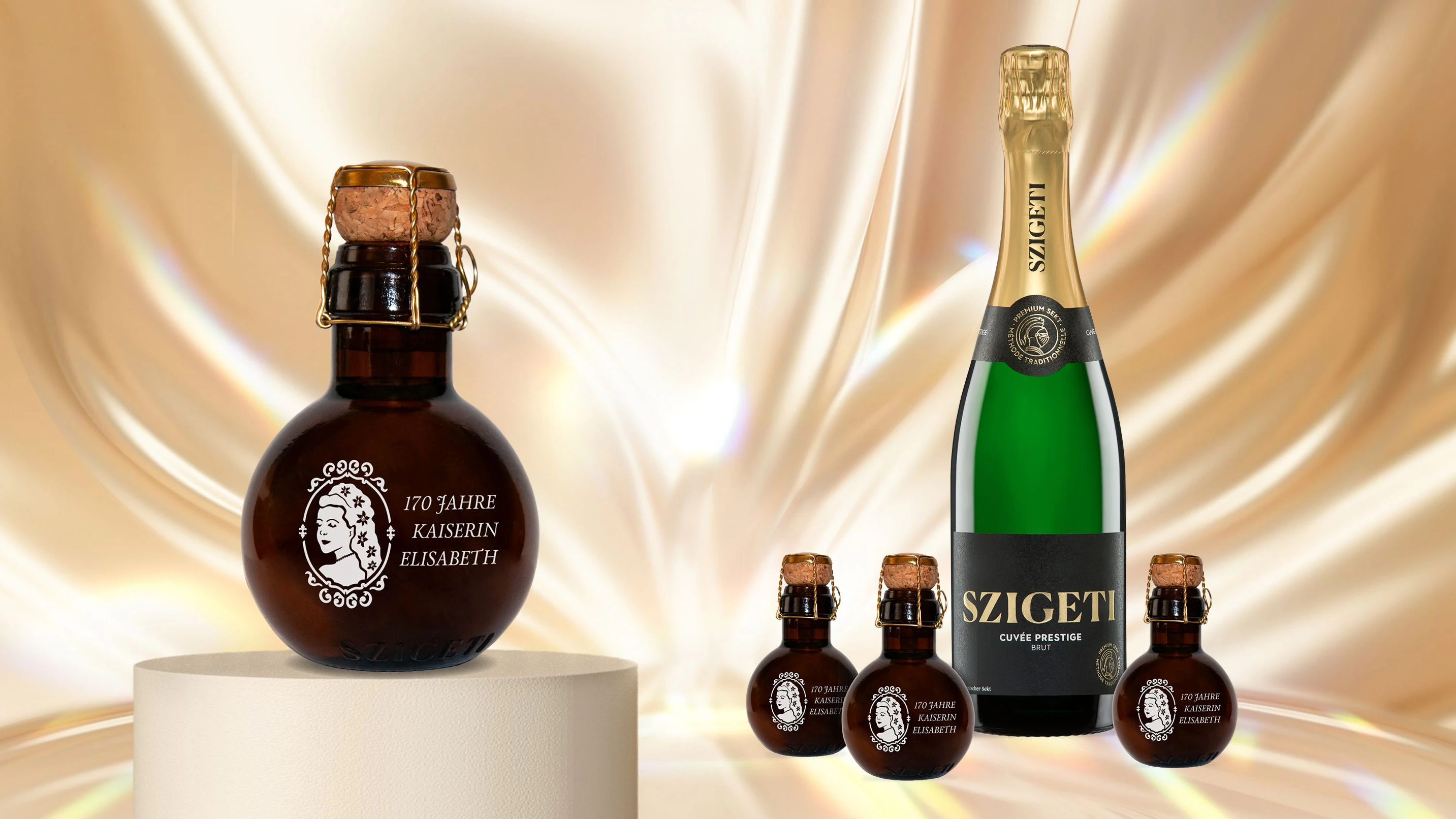 Jetzt mitspielen und ein exklusives Paket "Kaiserin Elisabeth" der Sektkellerei Szigeti gewinnen!