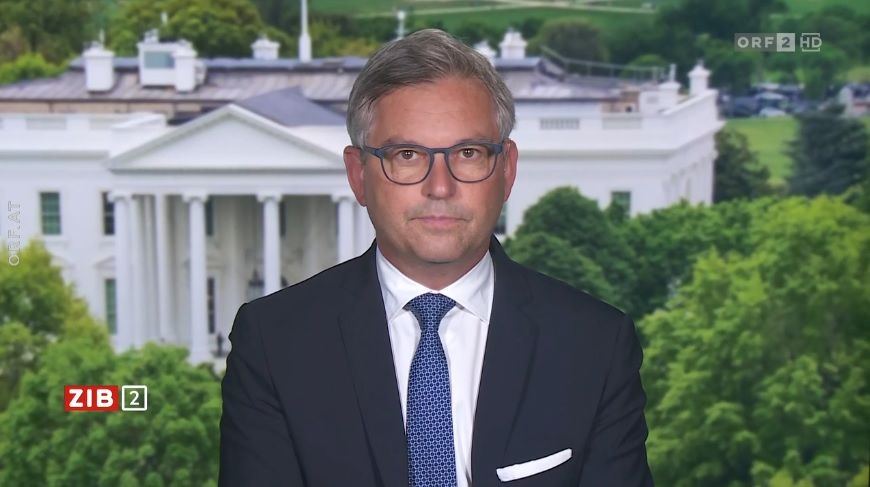 Finanzminister Magnus Brunner in der ZiB 2. 