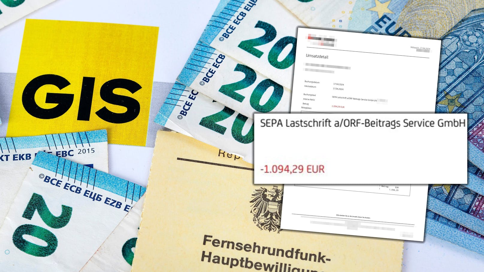 Mutter meldet ORF-Gebühren an, dann sind 1.094 Euro weg