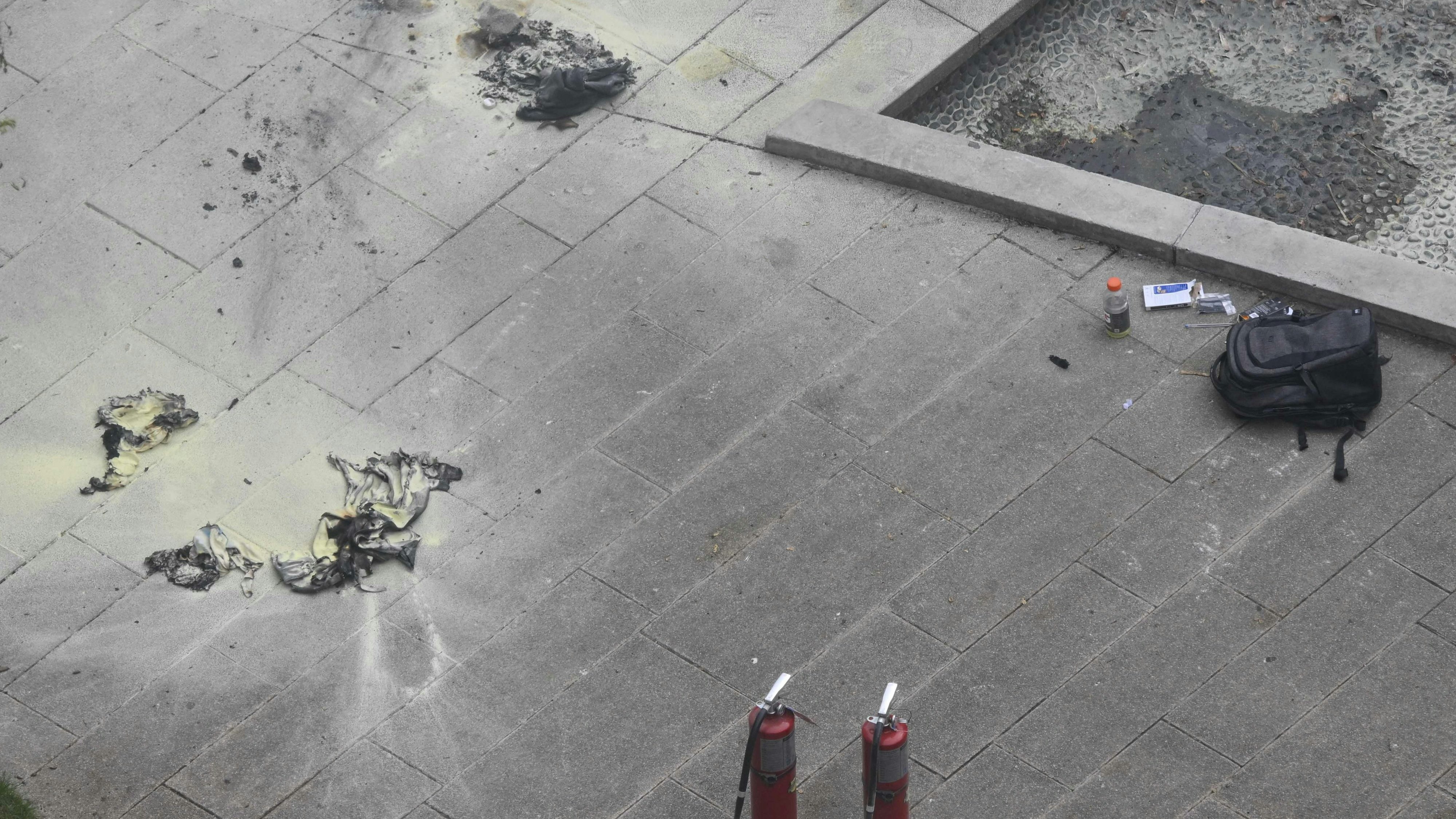 Die Selbstanzündung vor dem Gerichtsgebäude endete tödlich. 