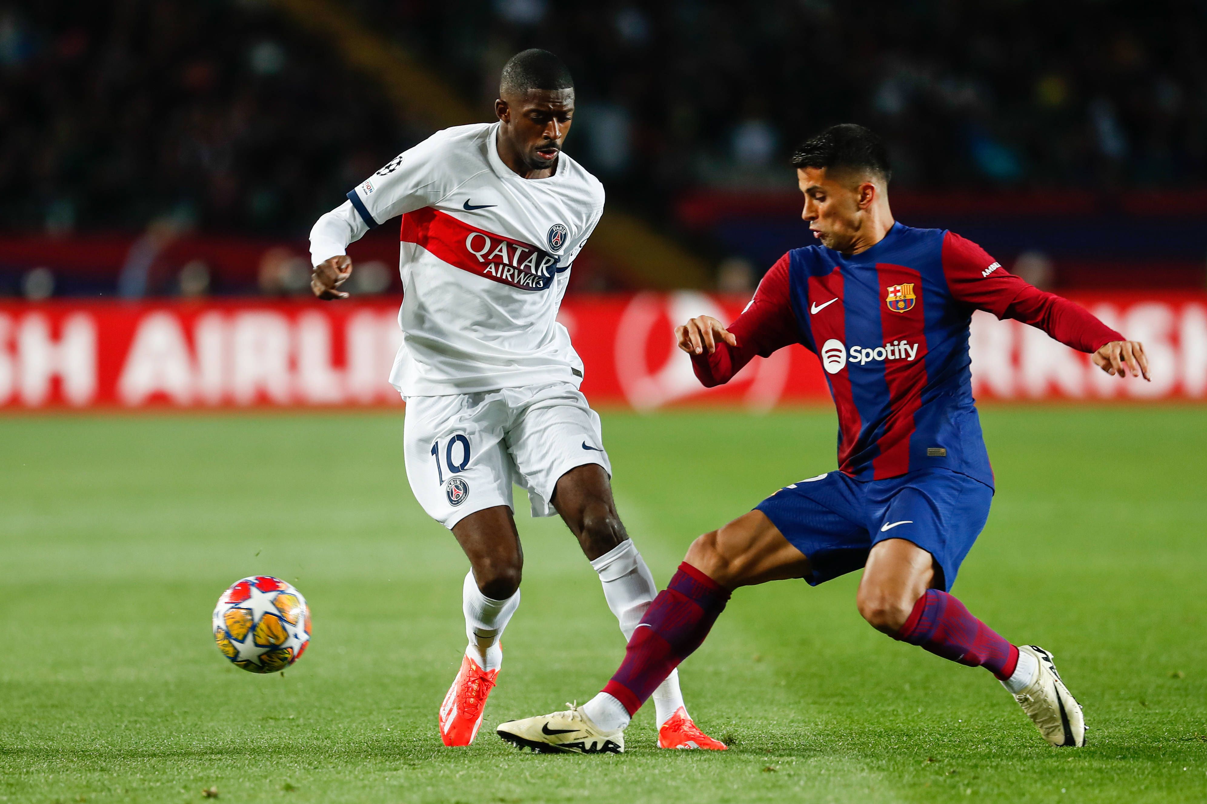 Joao Cancelo und Barcelona scheiterten in der Champions League an Paris Saint-Germain.
