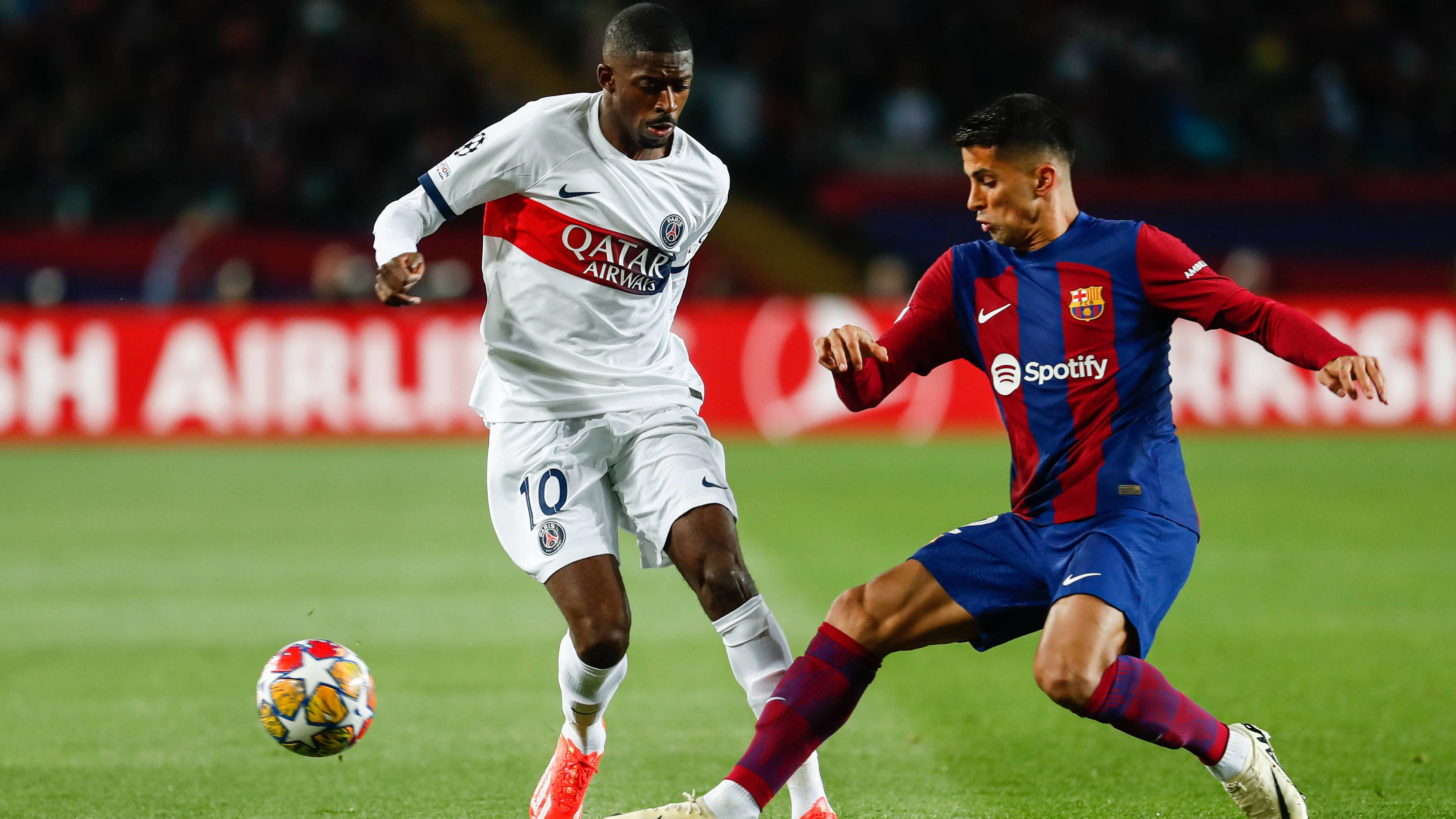 Joao Cancelo und Barcelona scheiterten in der Champions League an Paris Saint-Germain.