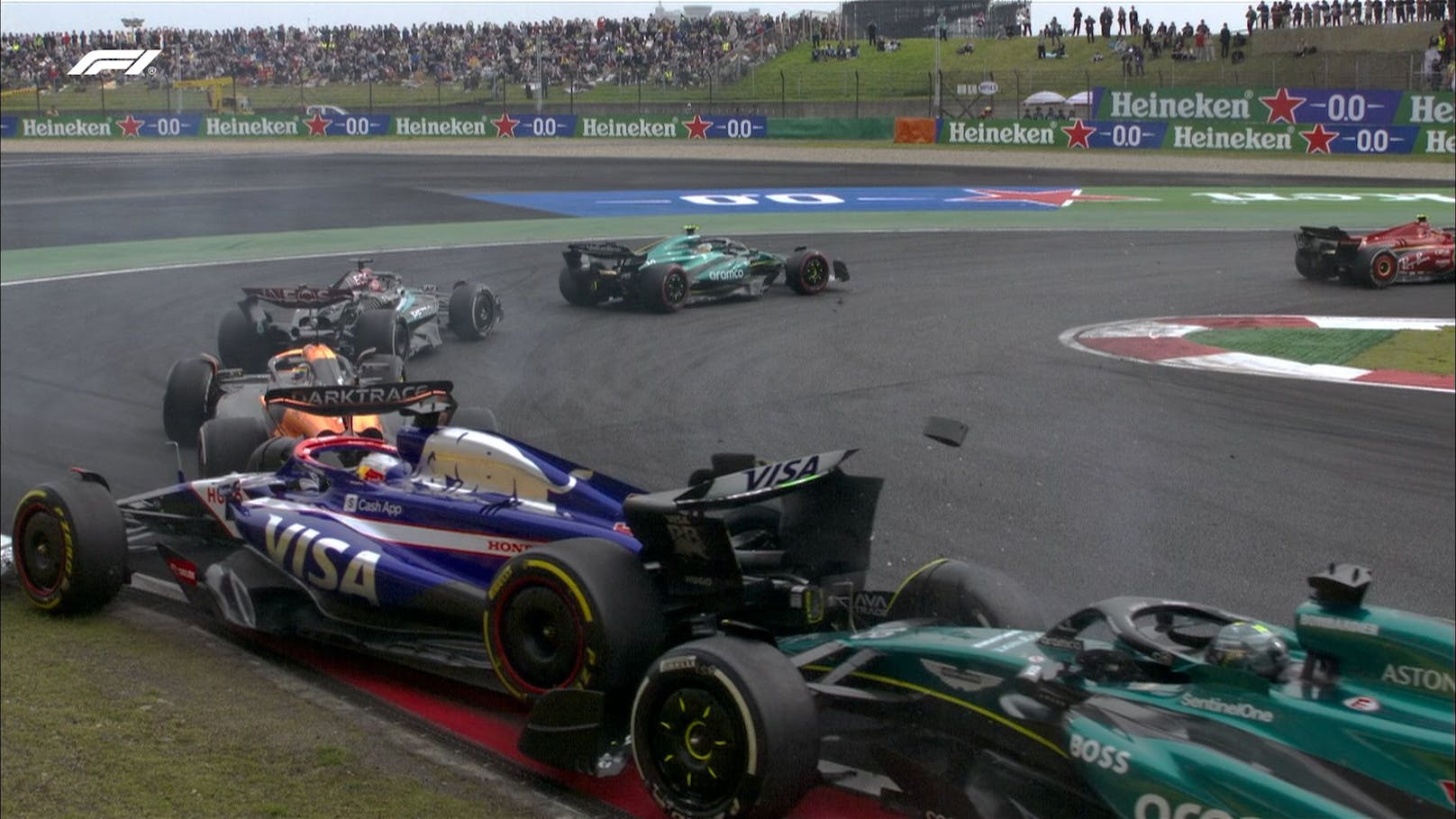 Ricciardo nach Unfall stinksauer: "F*** that guy"