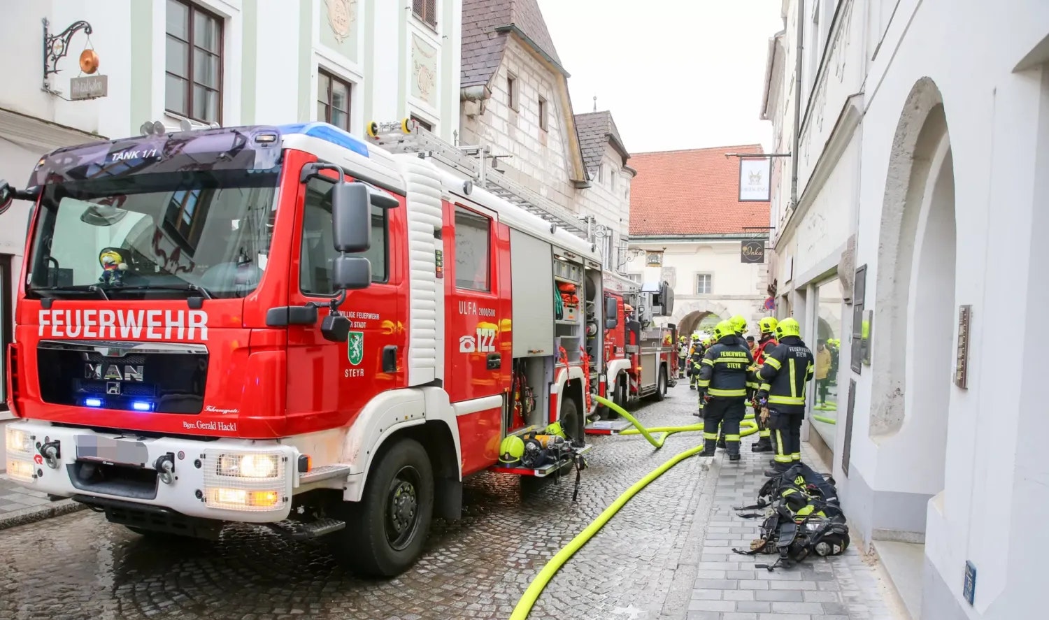Brand Wohnhaus Steyr