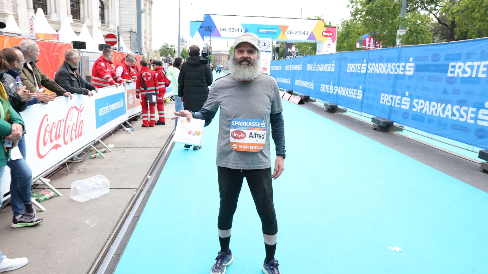 Alfred ist bereits den 41. Vienna City Marathon gelaufen.