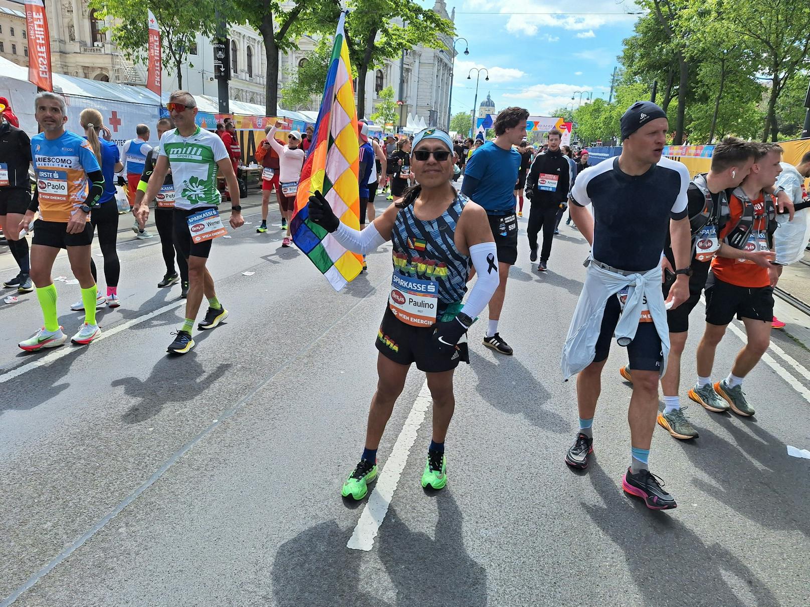 Paulino reiste aus Bolivien an und freute sich über die idealen Laufbedingungen.