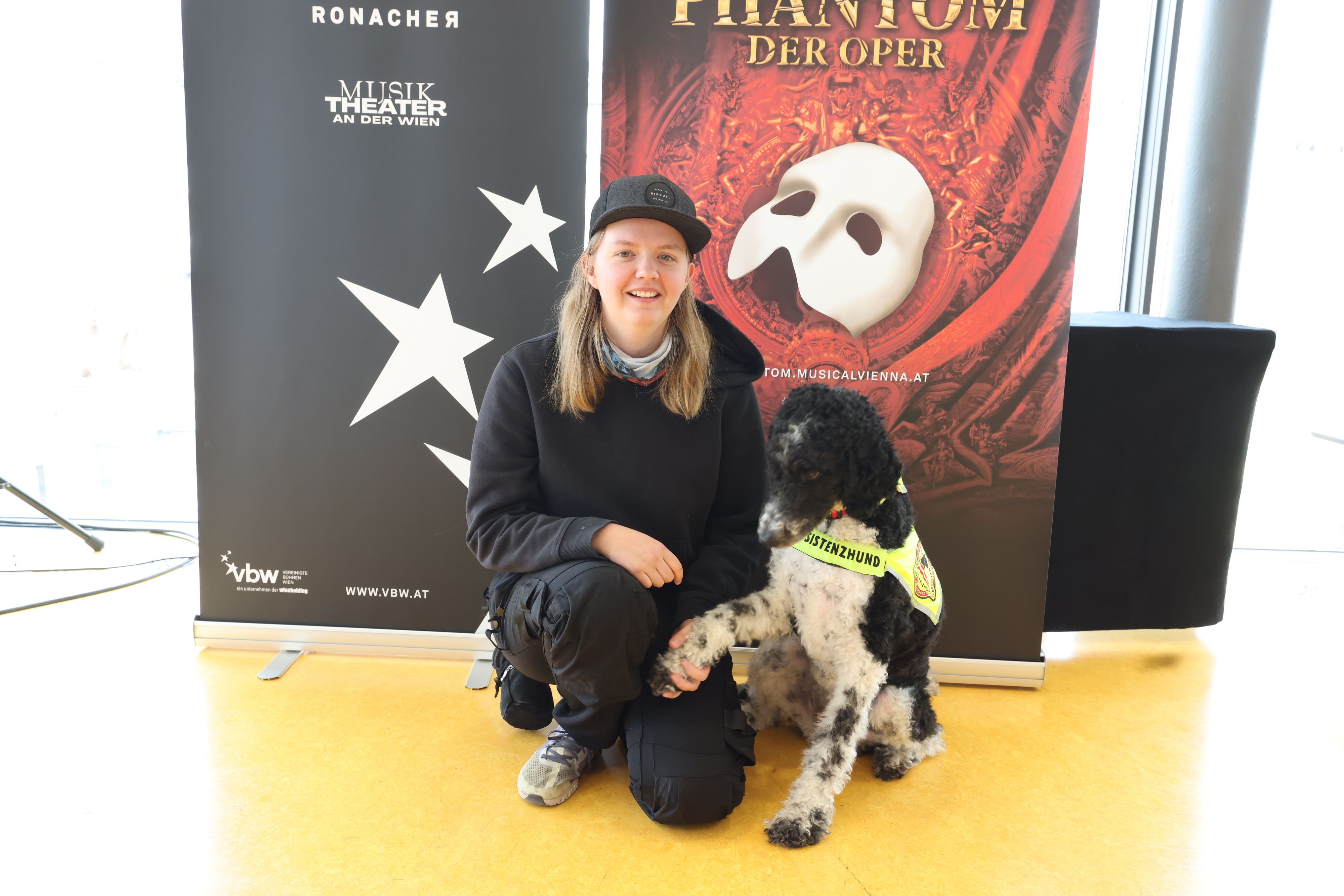 Leonie Strahl und Hund 