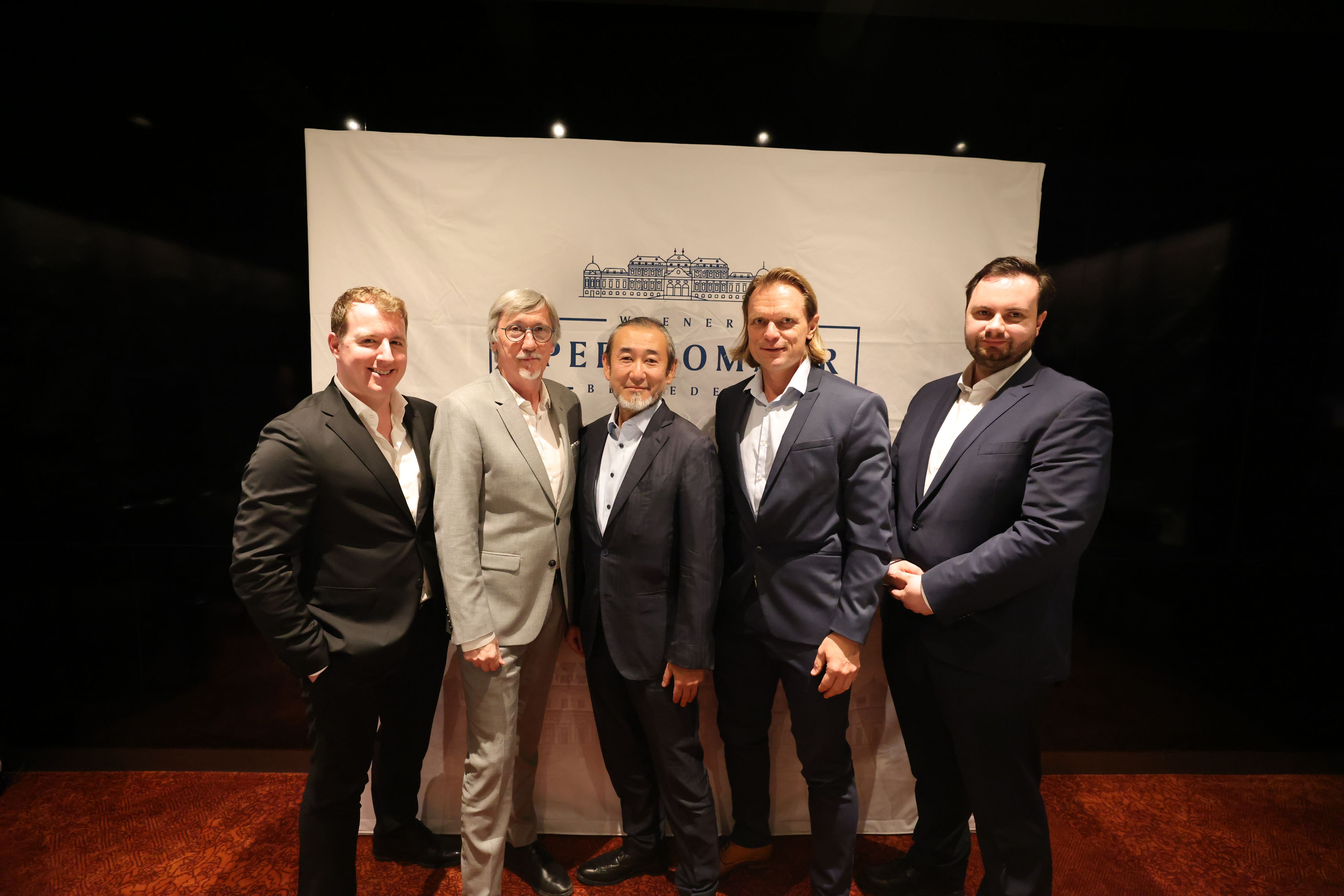 Dominik Am Zehnhoff-Söns, Manfred Aba, Joji Hattori, Chrstian Klement und Fabian Karner.