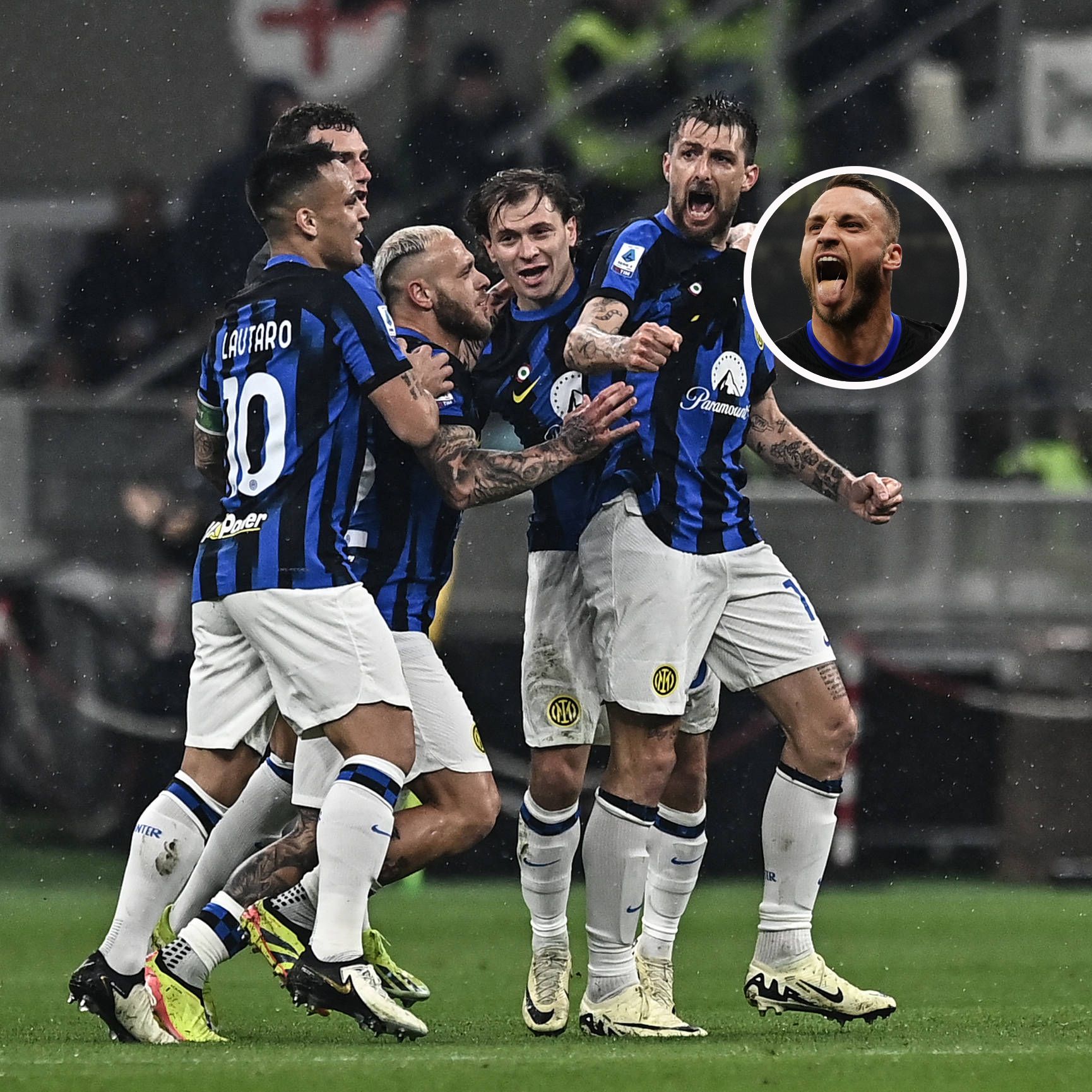 Inter Mailand jubelt über den Titel.