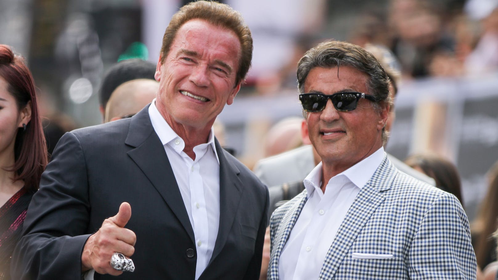 So hat Schwarzenegger Sylvester Stallone hintergangen