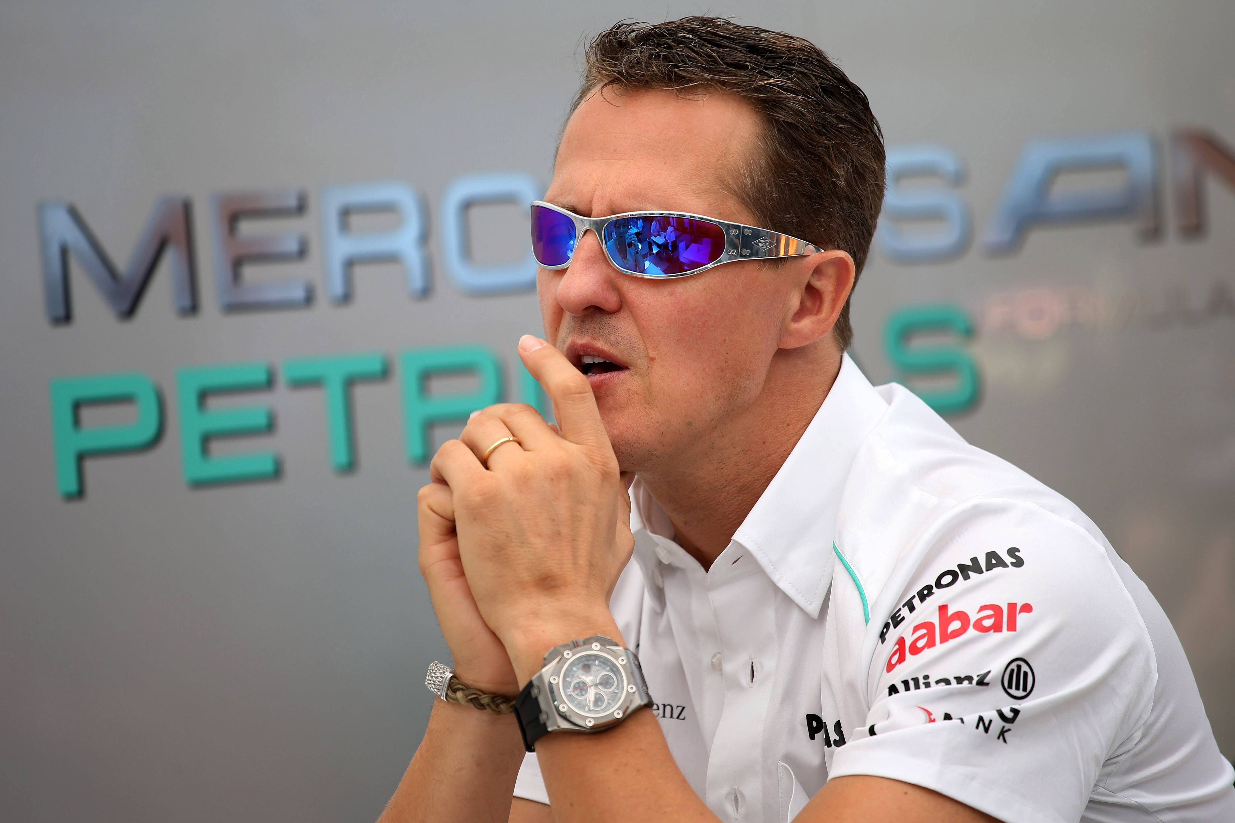 Michael Schumacher 2012 beim Brasilien-Grand-Prix.